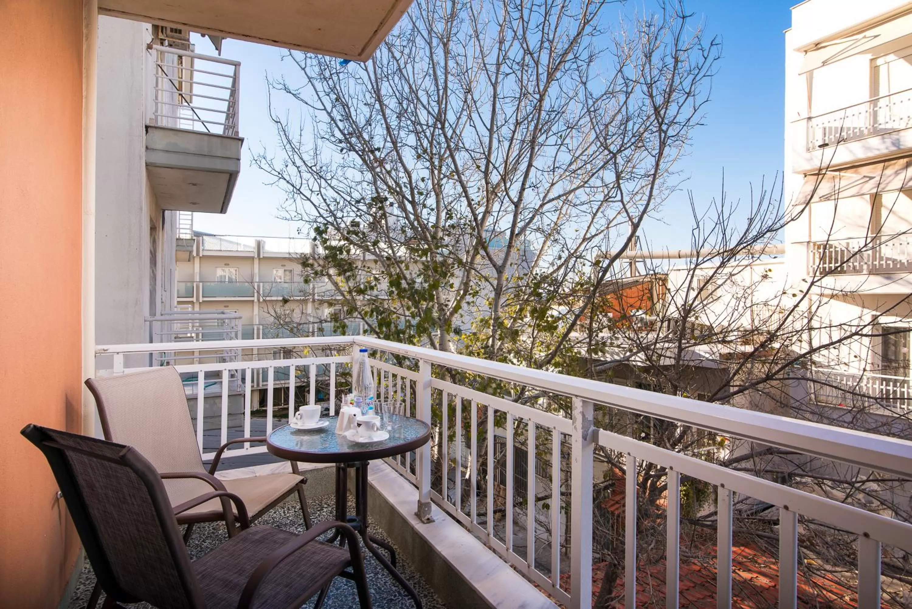 Balcony/Terrace in Hotel Aigli