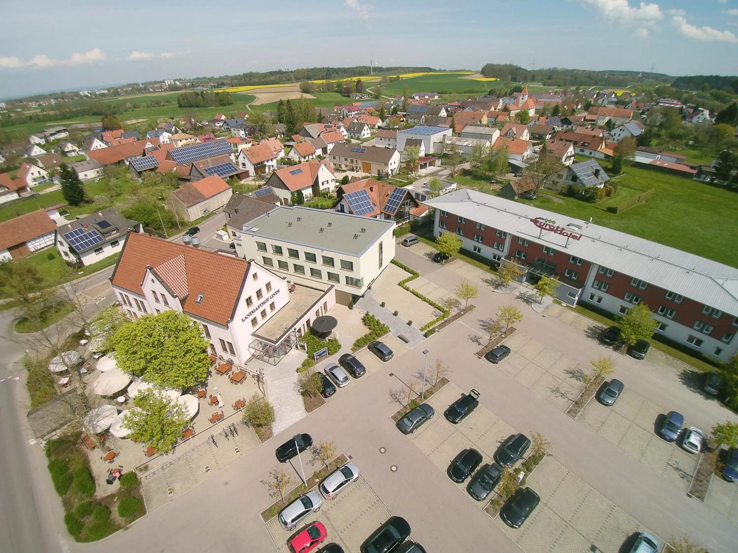 Bird's eye view in EuroHotel Günzburg