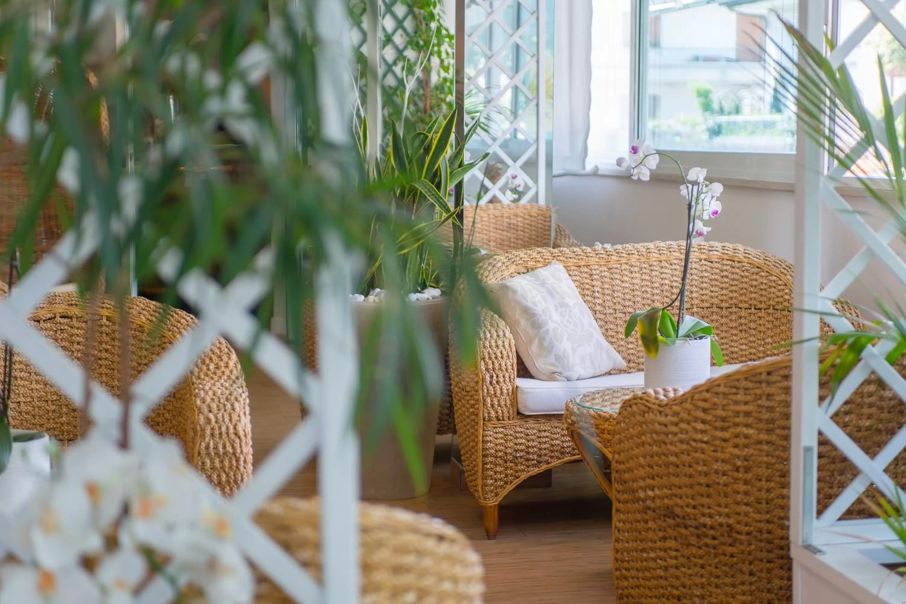 Communal lounge/ TV room in Hotel Cristallo