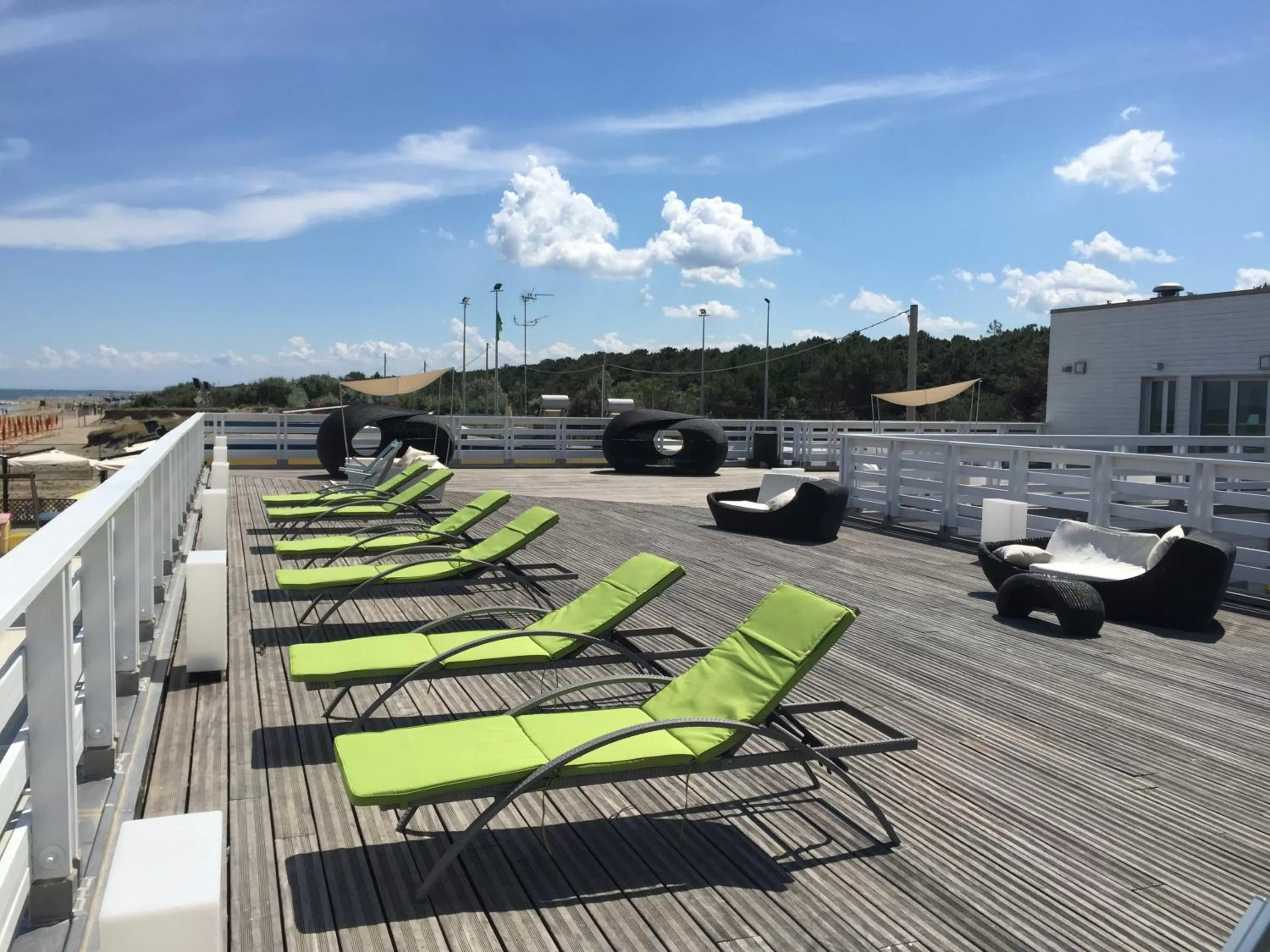 Patio in Terme Beach Resort