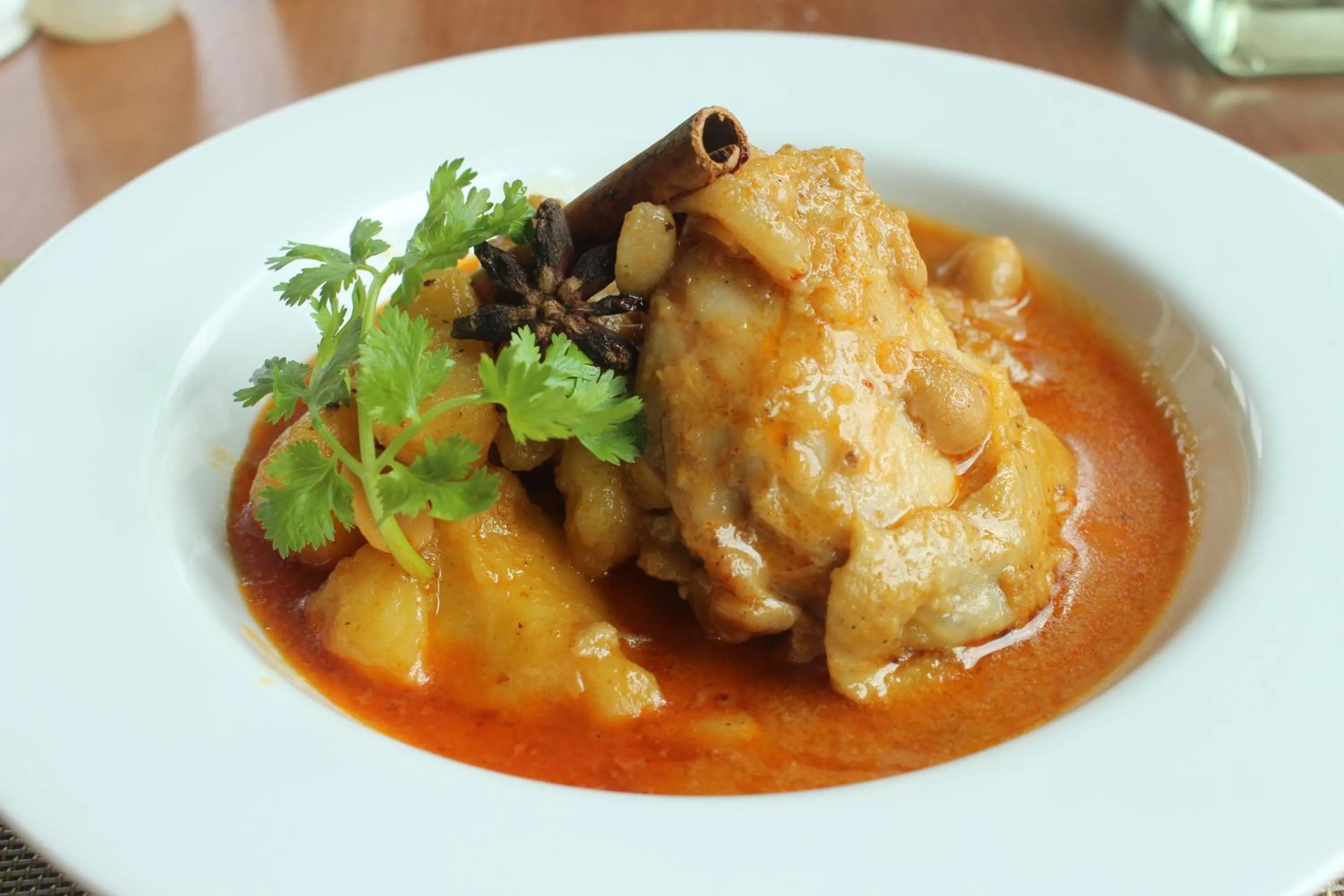 Food close-up in Suvarnabhumi Suite Hotel