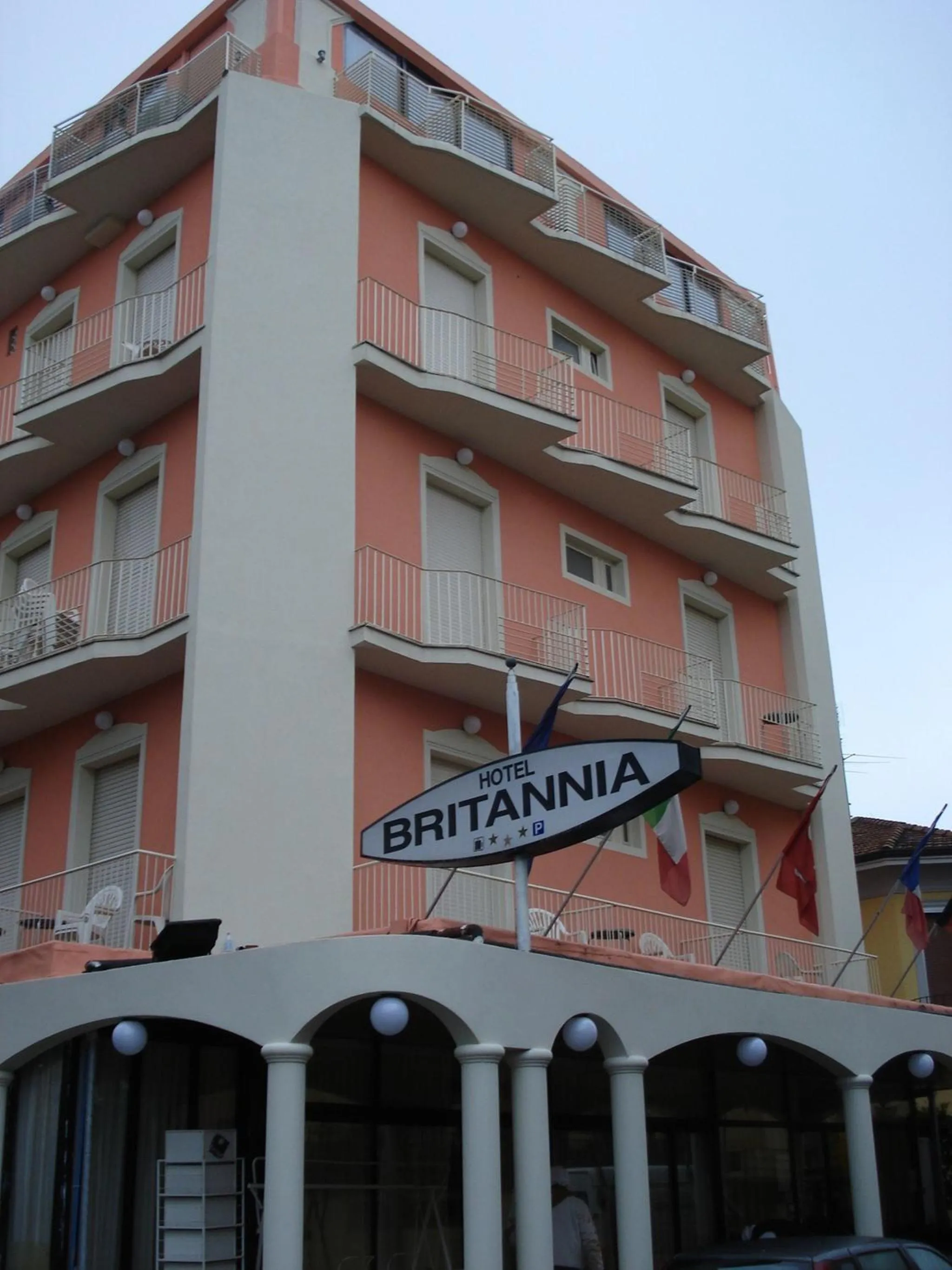 Property building in Hotel Britannia Rimini Marina centro