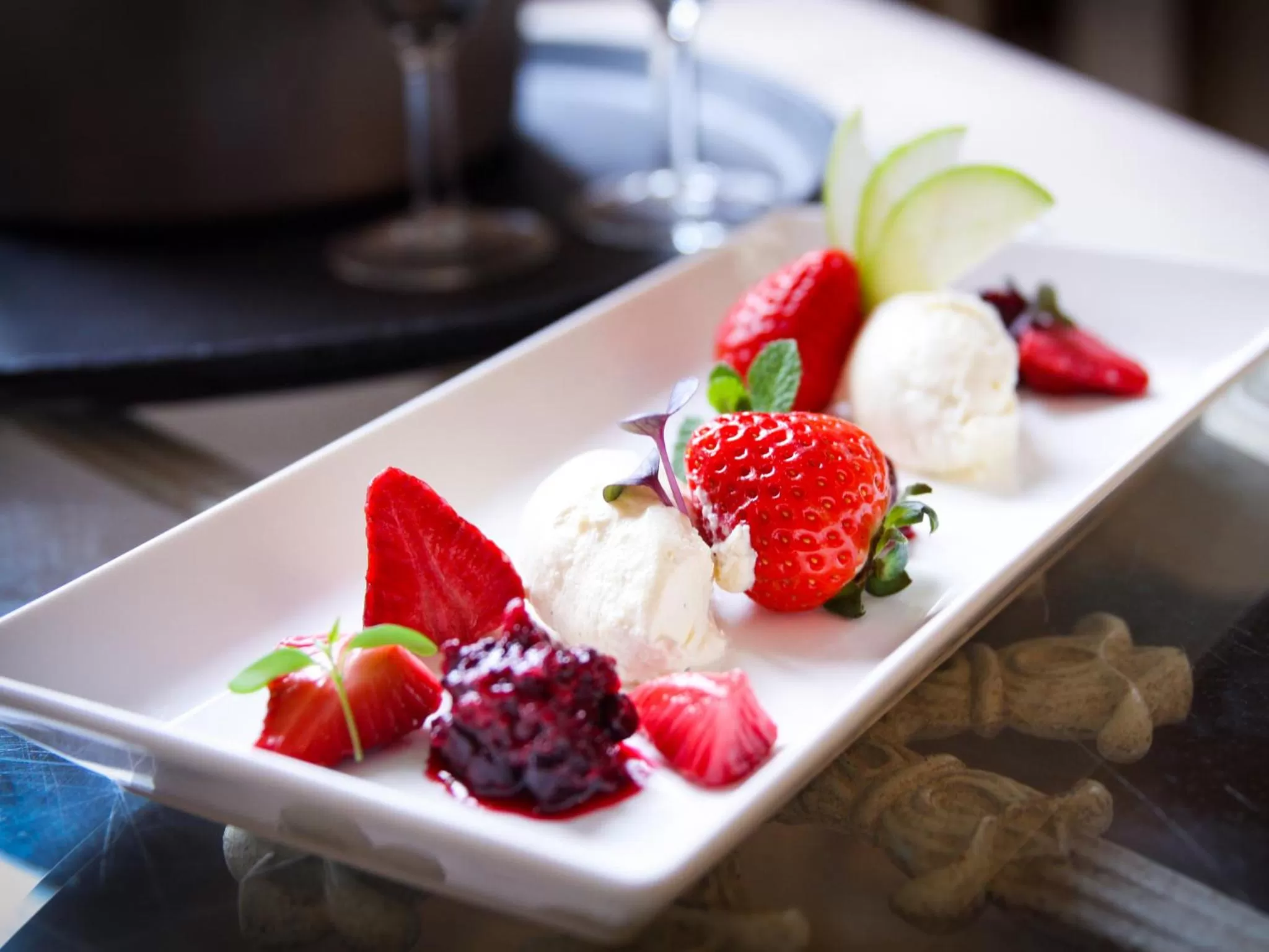 Food close-up, Food in Leasowe Castle Hotel