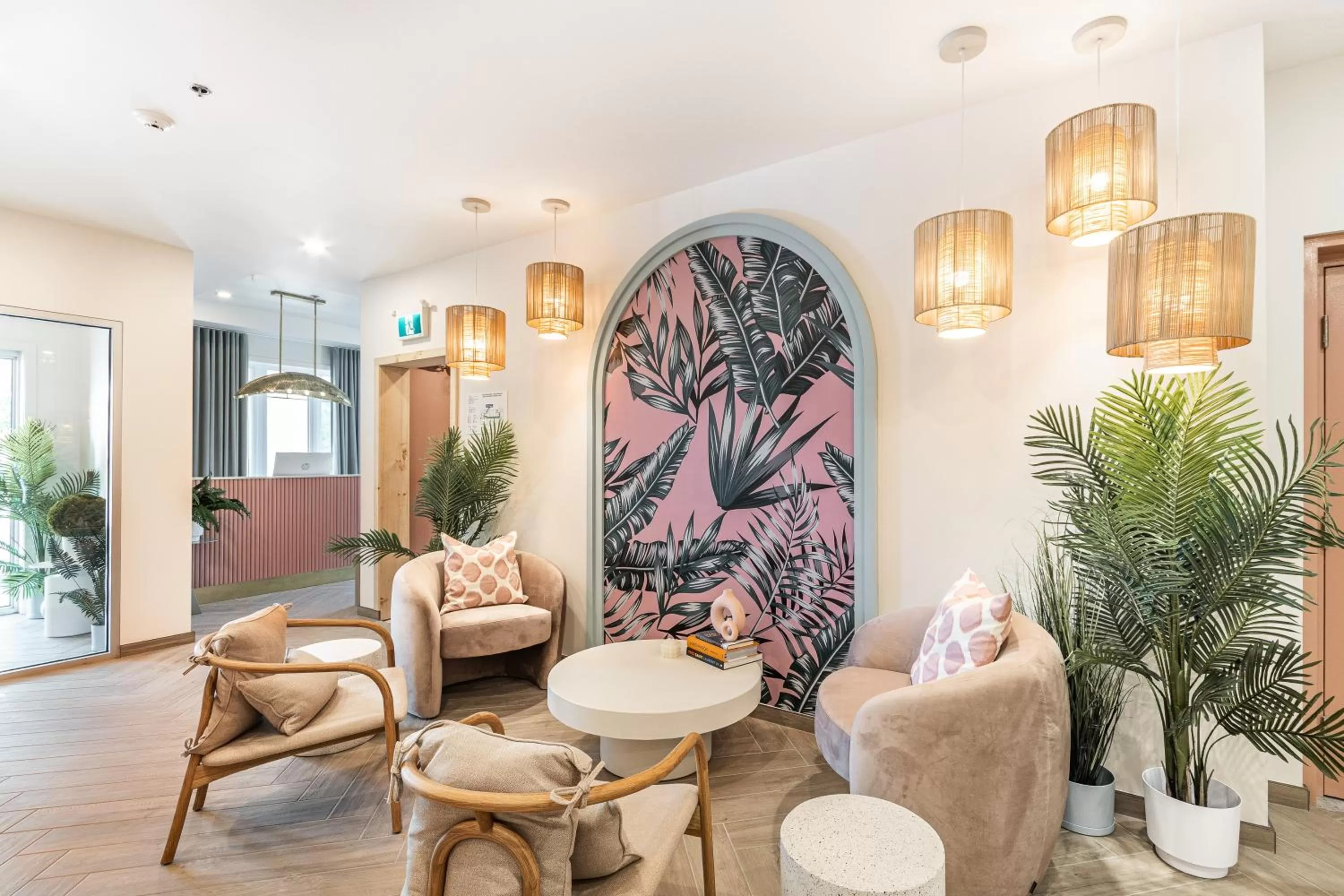 Lobby or reception in Hôtel le Rosay