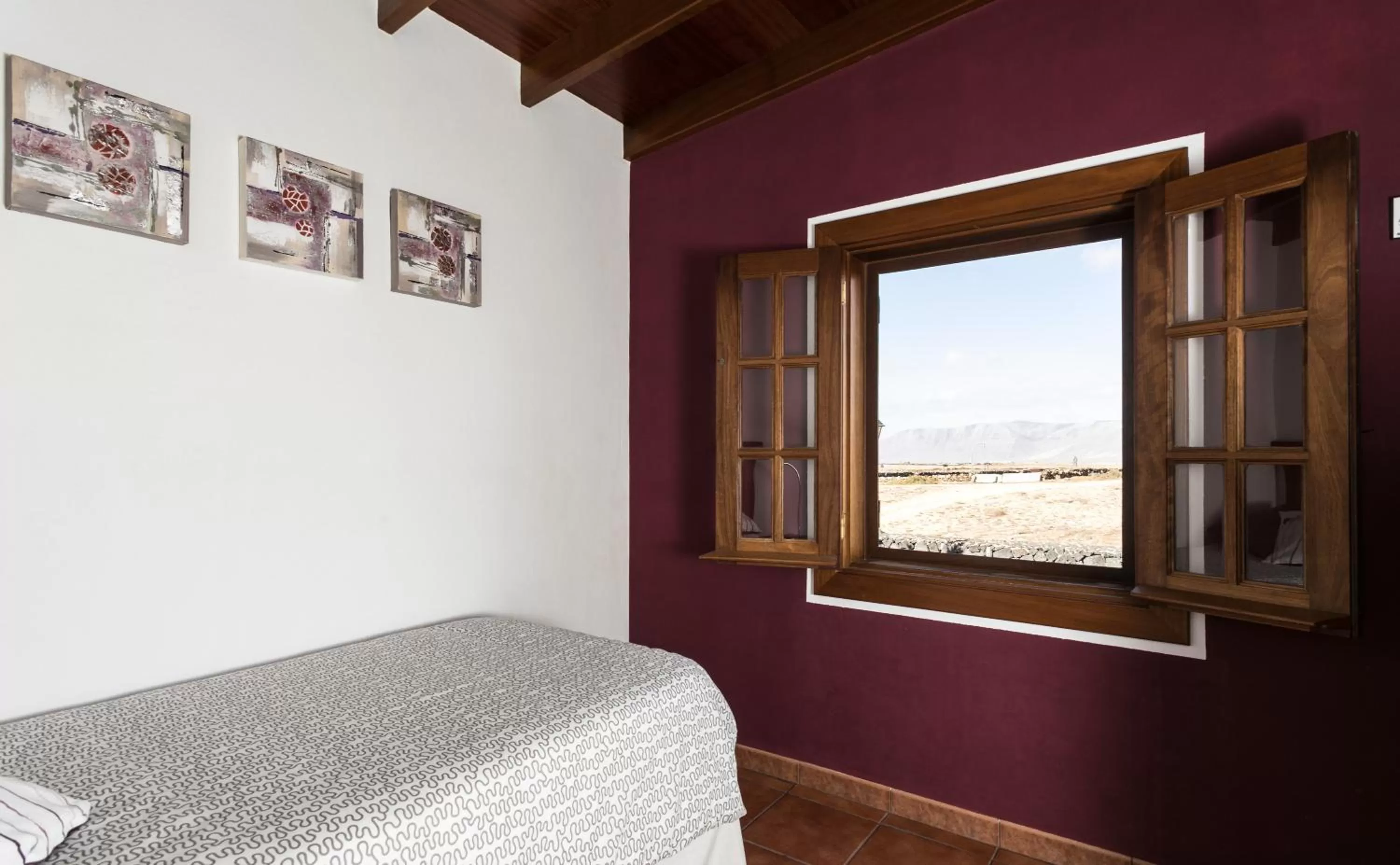 Bedroom, Bed in Villa El Jable Lanzarote