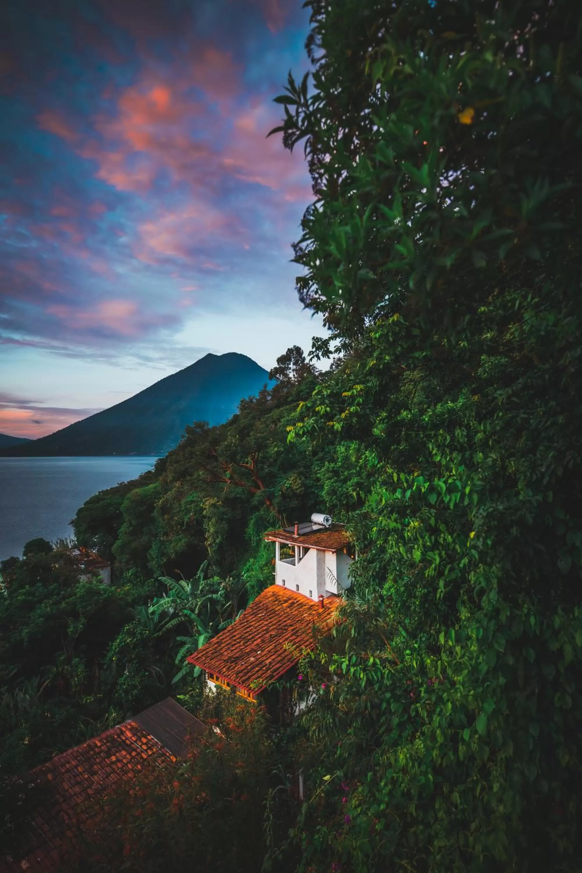 Natural landscape in Lush Atitlán