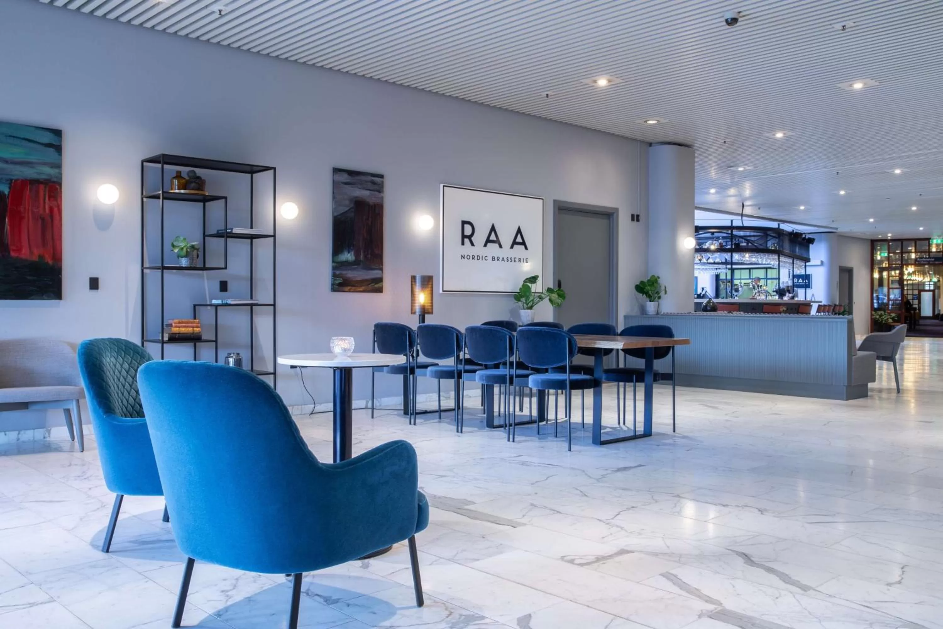 Lobby or reception in Radisson Blu Scandinavia Hotel Aarhus