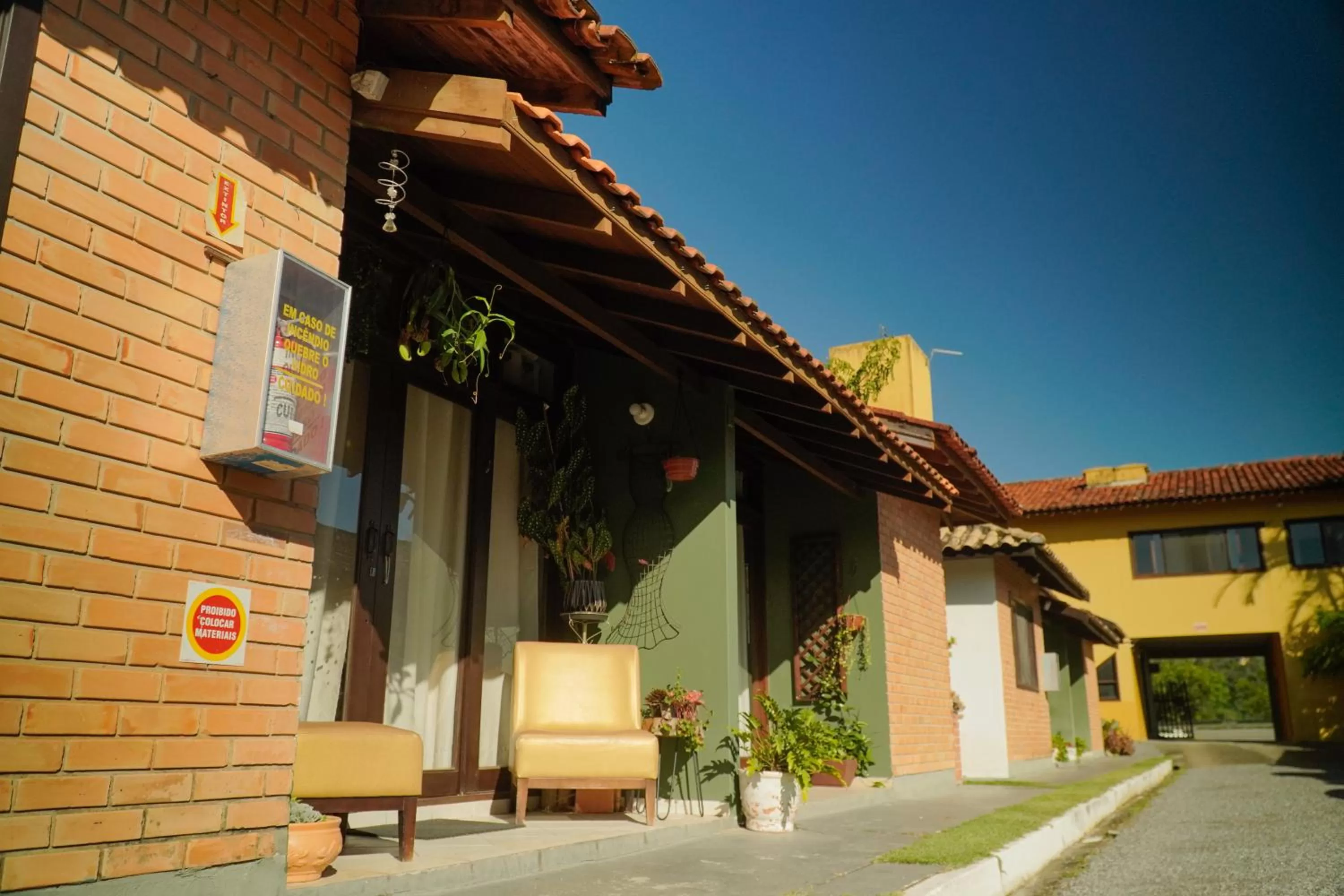 Patio in Pousada Dunasol Floripa