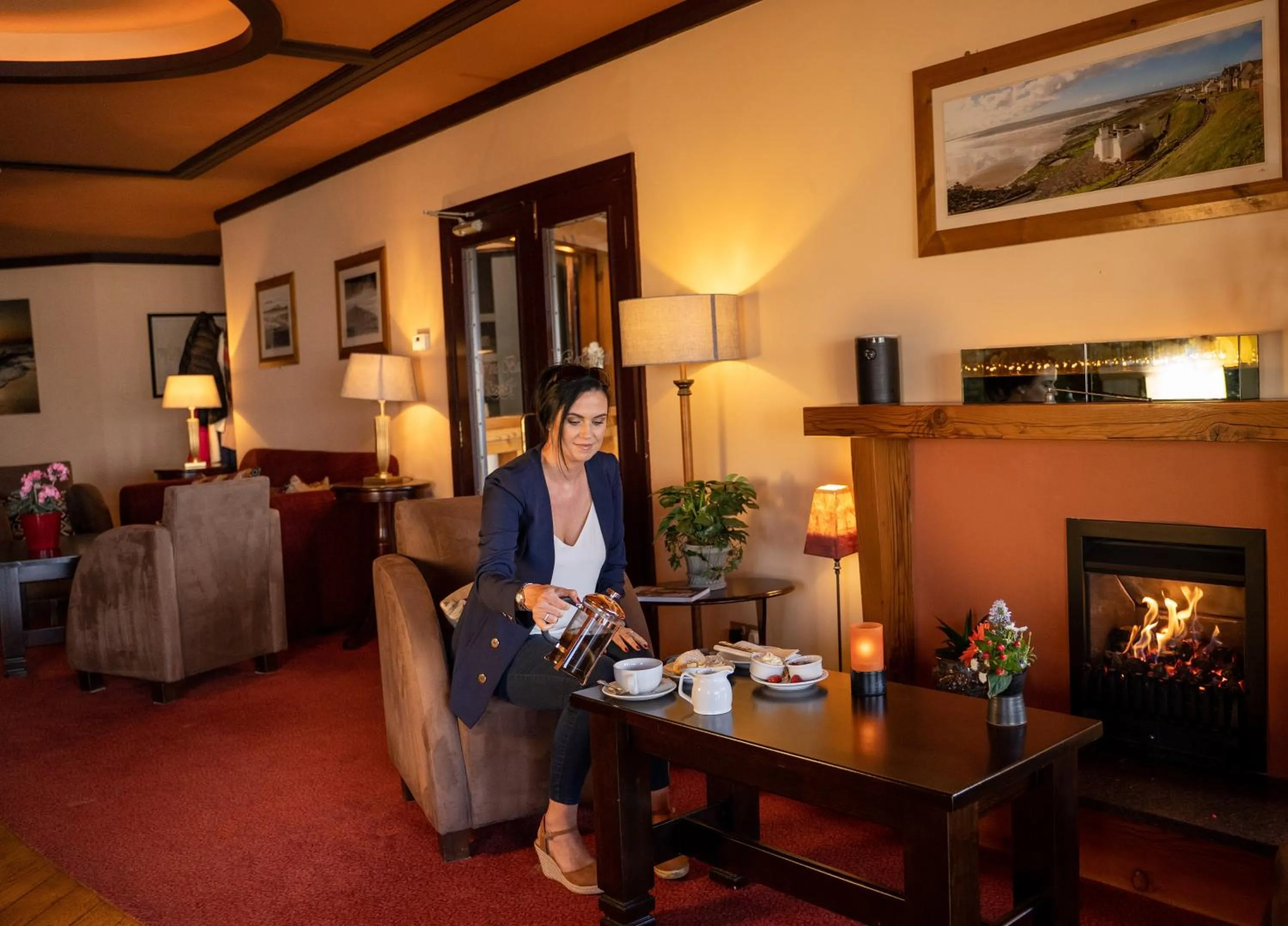 Lobby or reception in Waterfront House & Restaurant