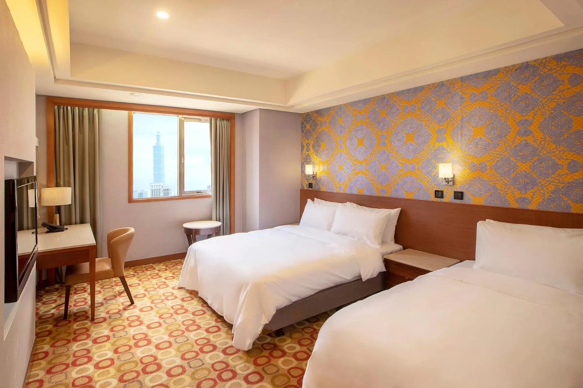 Bed in Hej Taipei Arena Hotel