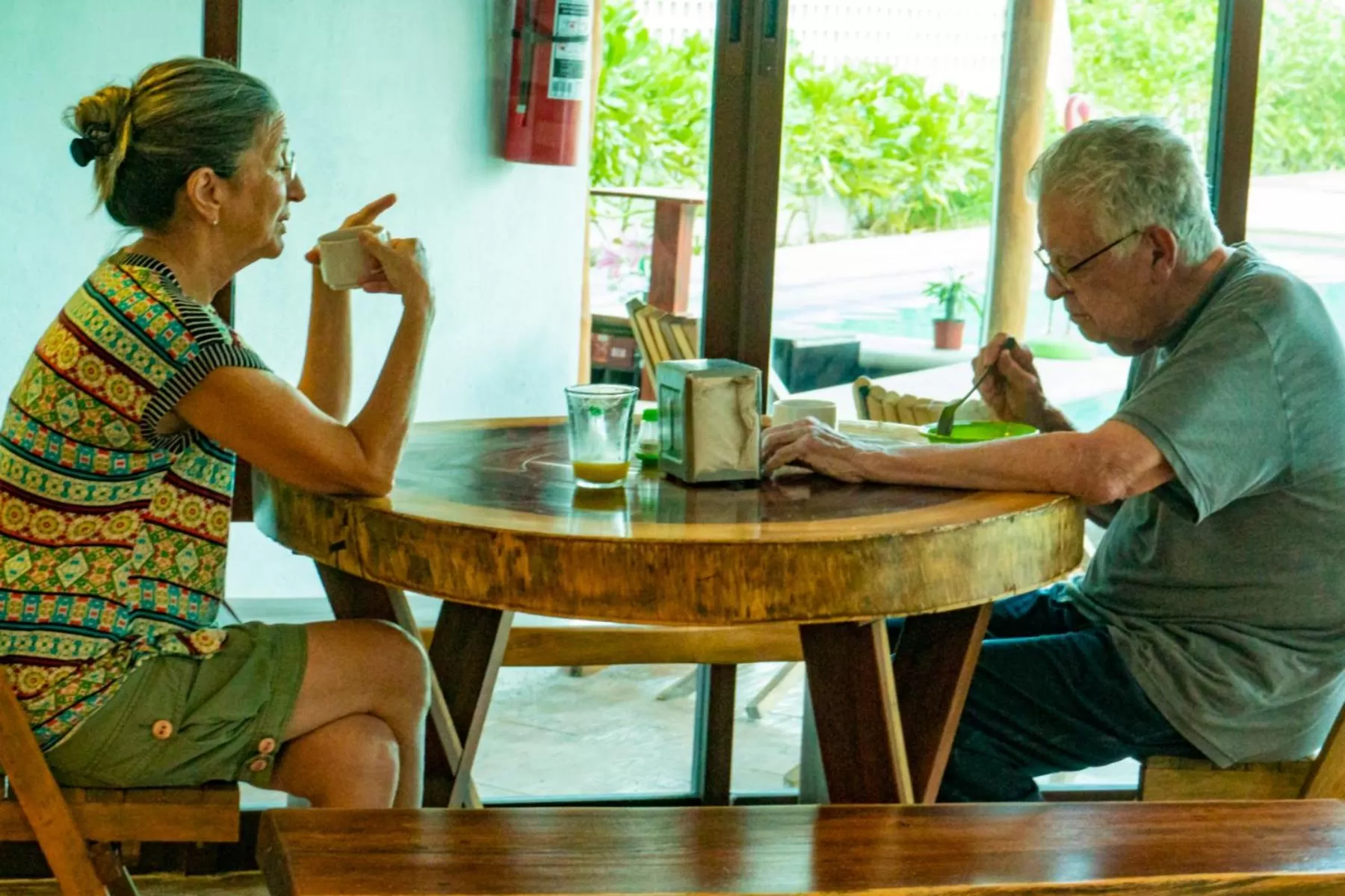 Food and drinks in Hotel Rio Lagartos