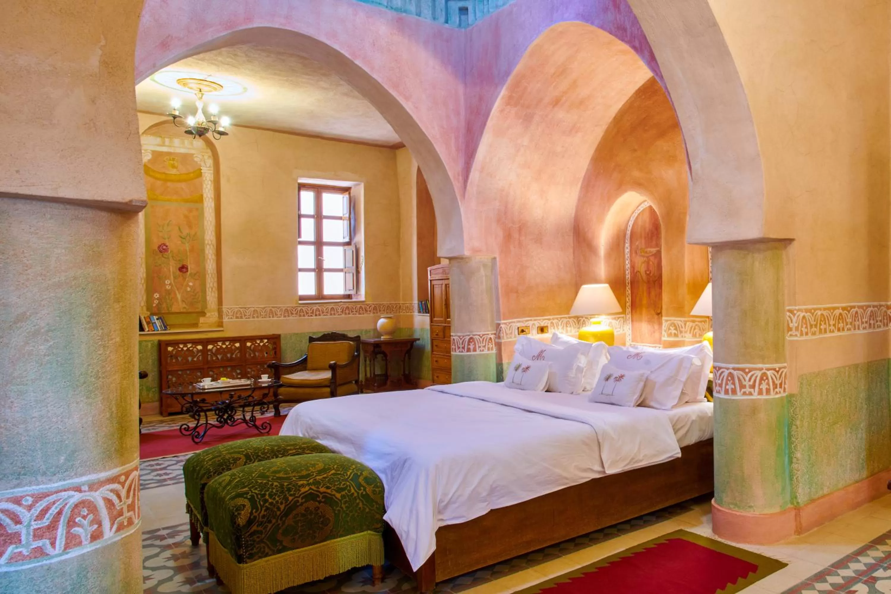 Photo of the whole room, Bed in Al Moudira Hotel