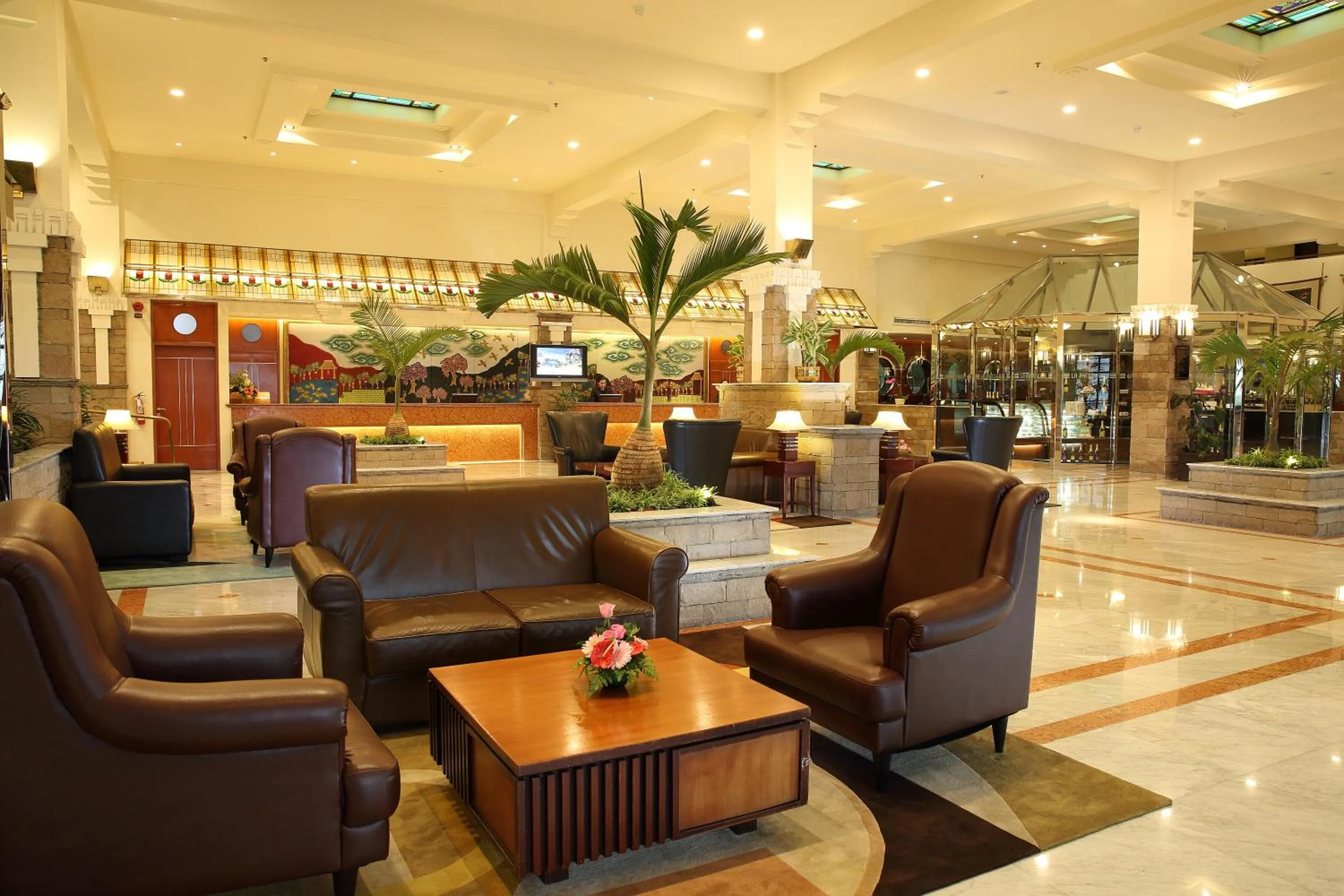 Lobby or reception in Grand Hotel Preanger