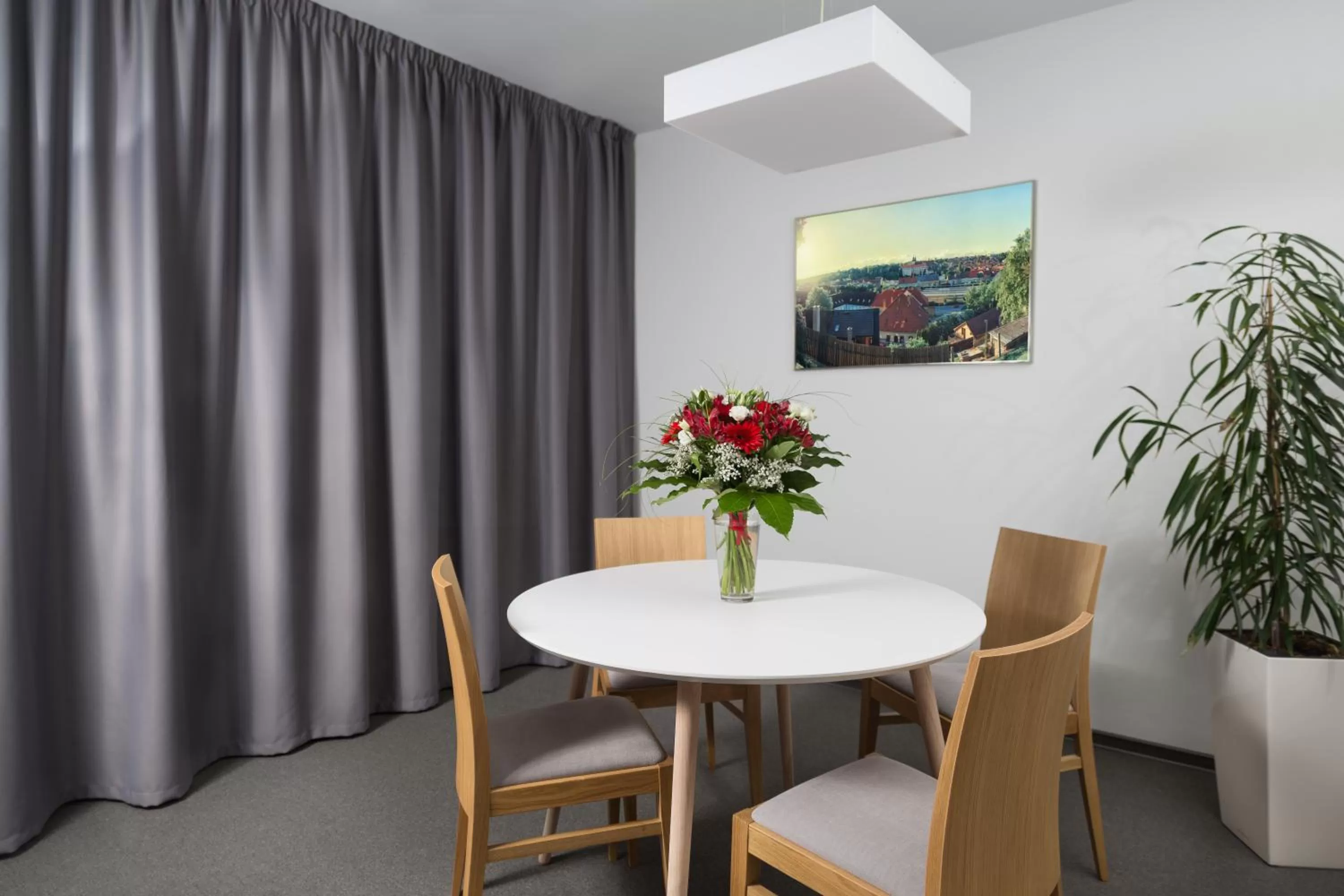 Seating area in Hotel Atom Třebíč