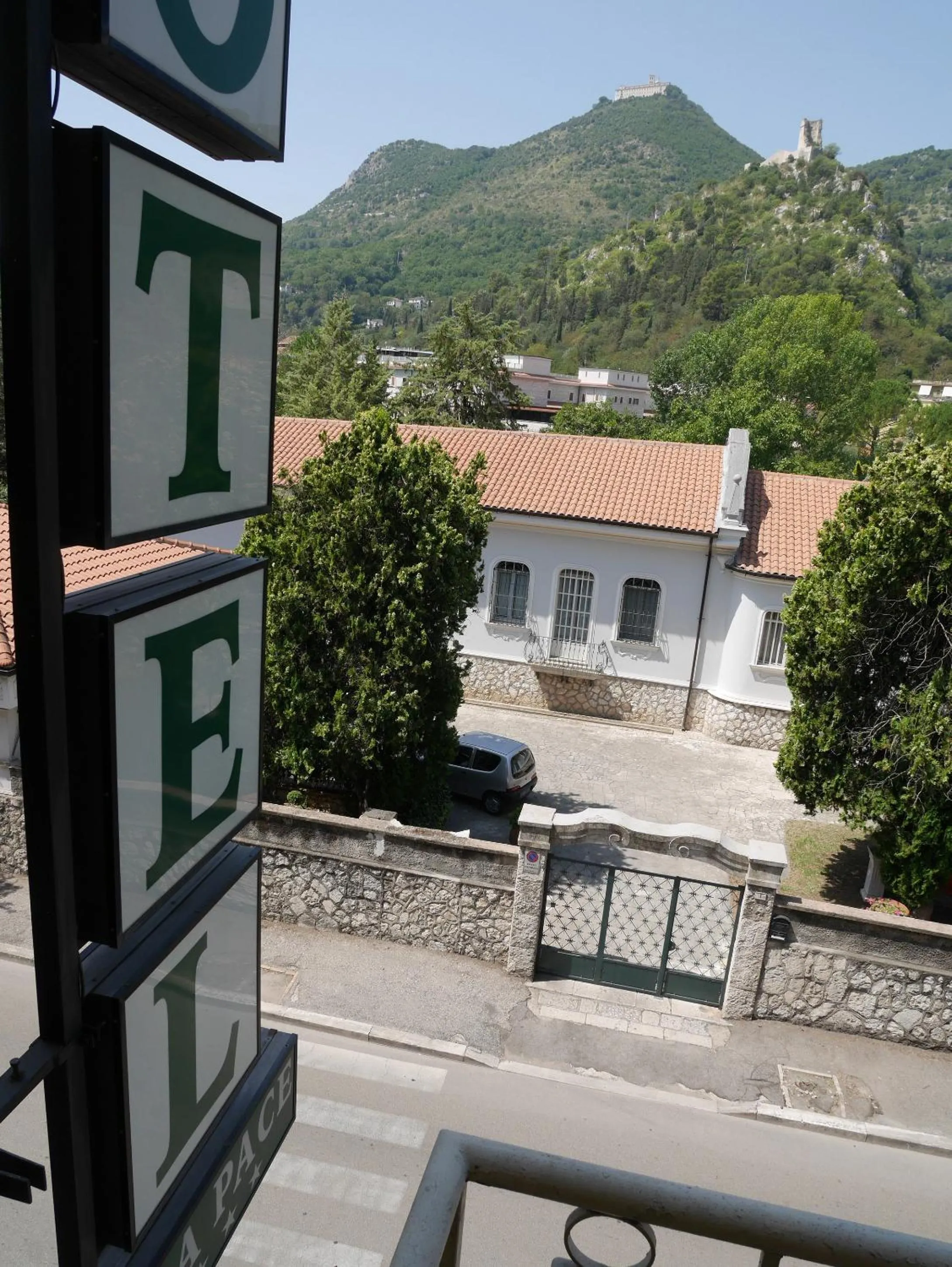 Balcony/Terrace in Hotel La Pace - Experience