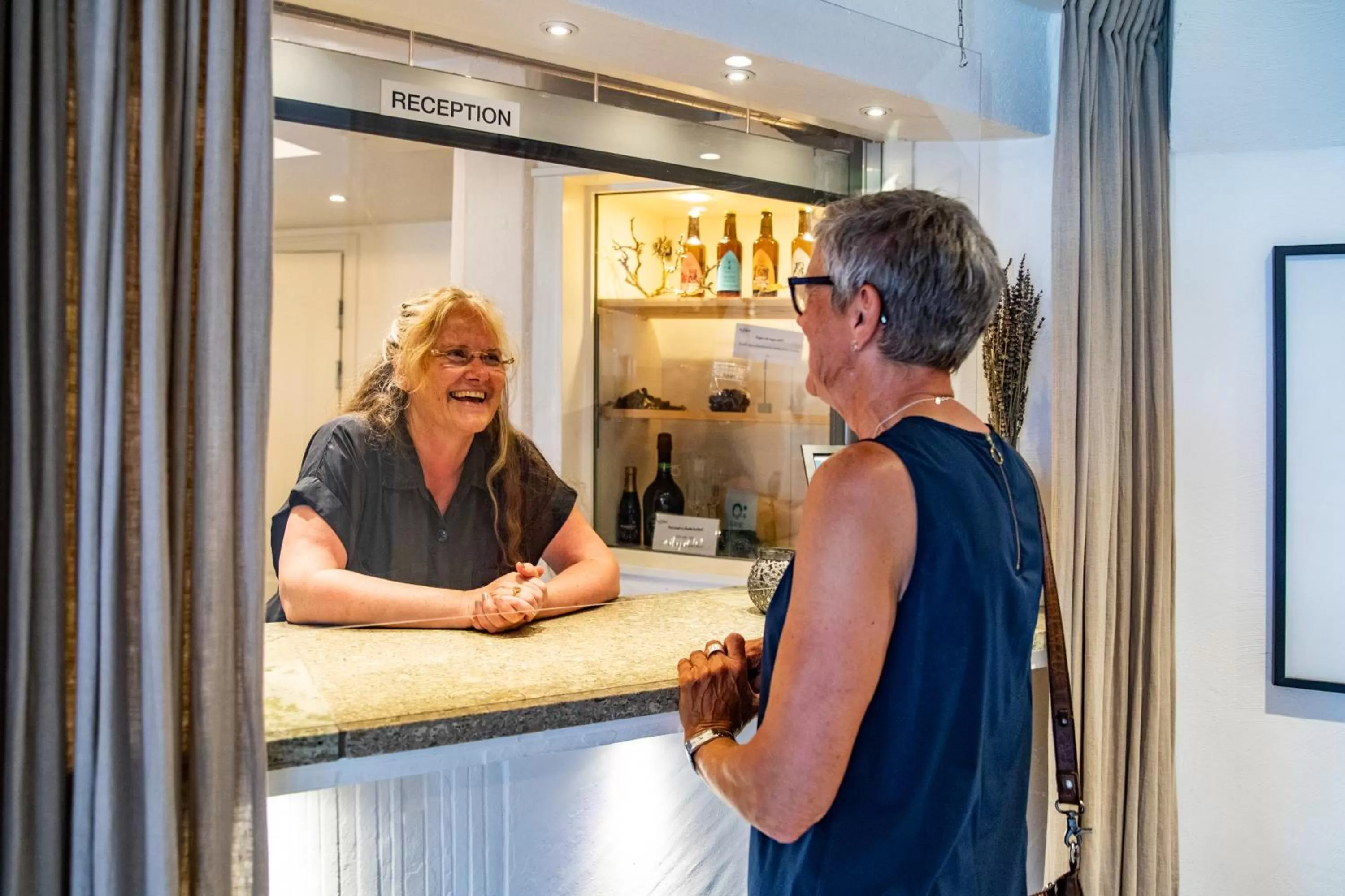 Lobby or reception in Hotell Breda Blick
