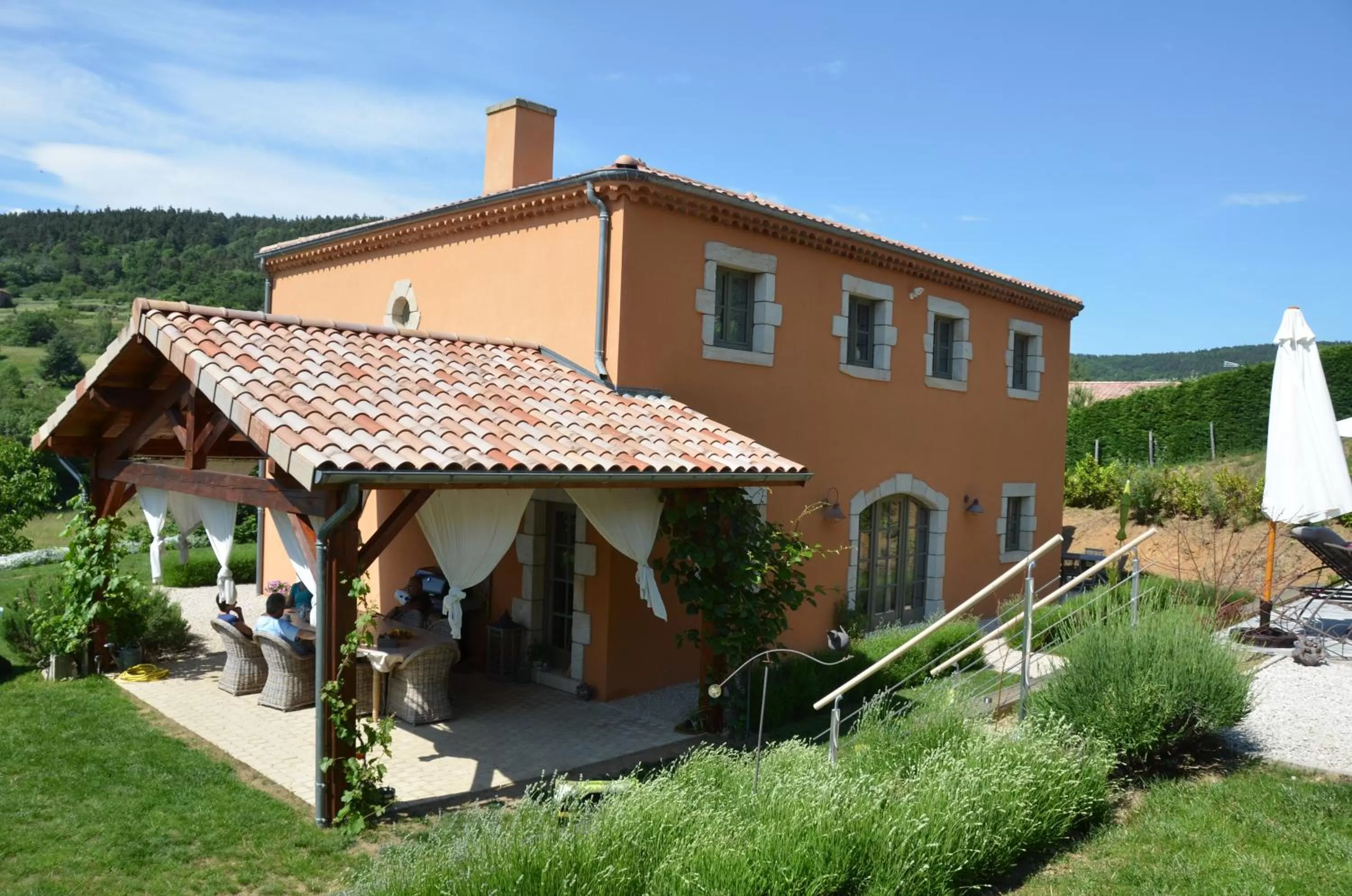 Balcony/Terrace, Property Building in La Bastide de Fontaille