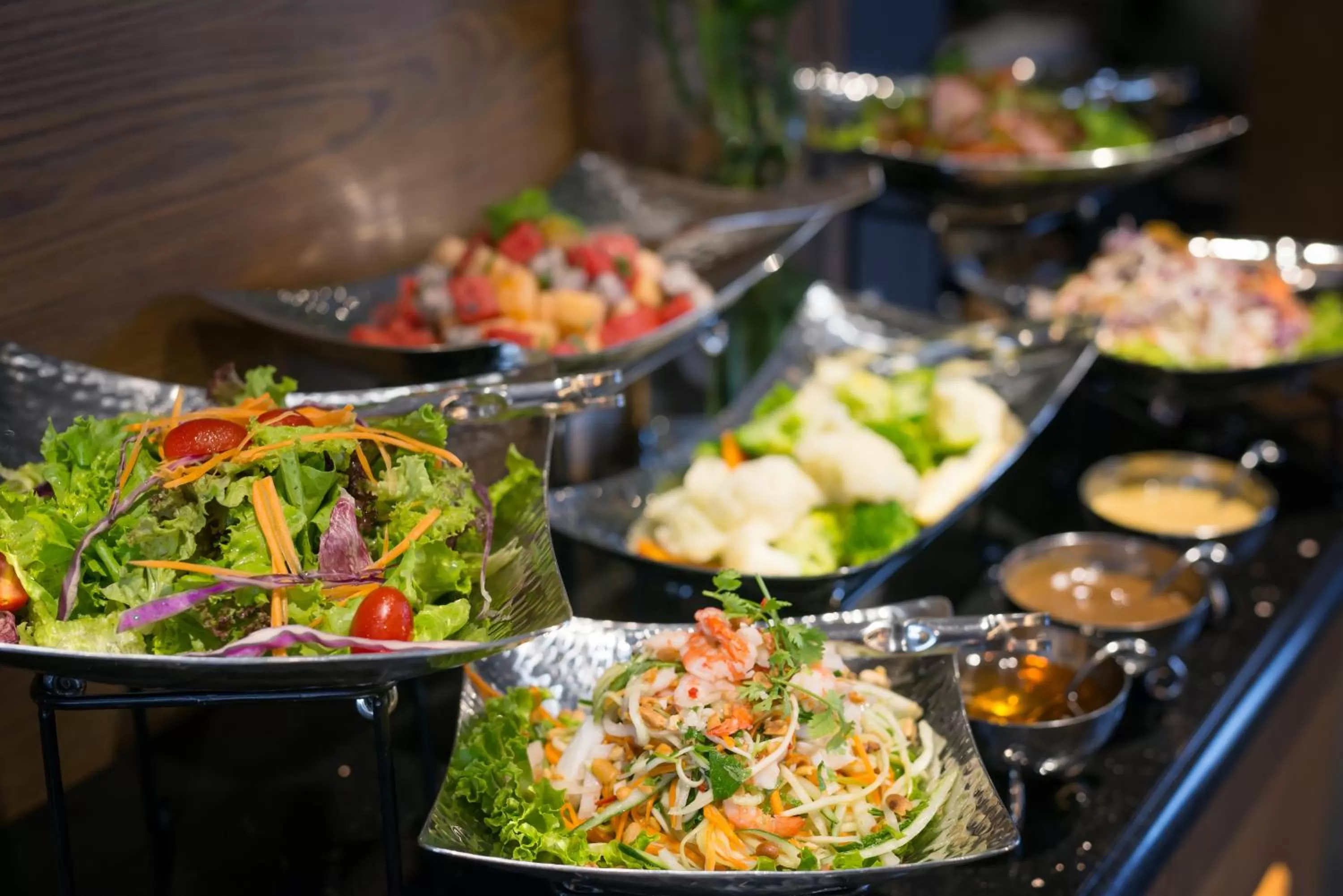 Buffet breakfast in Bespoke Trendy Hotel Hanoi