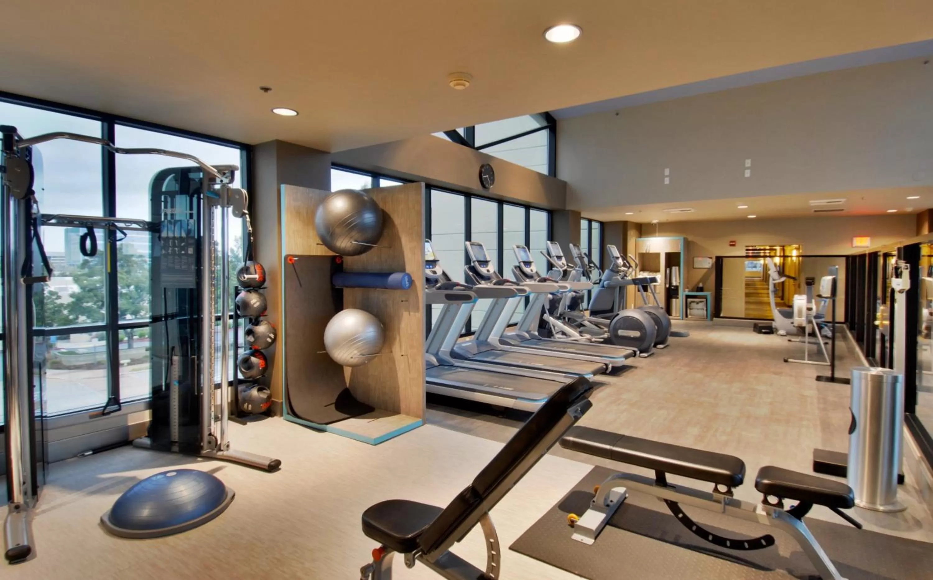 Fitness centre/facilities in Crowne Plaza Hotel Foster City-San Mateo by IHG
