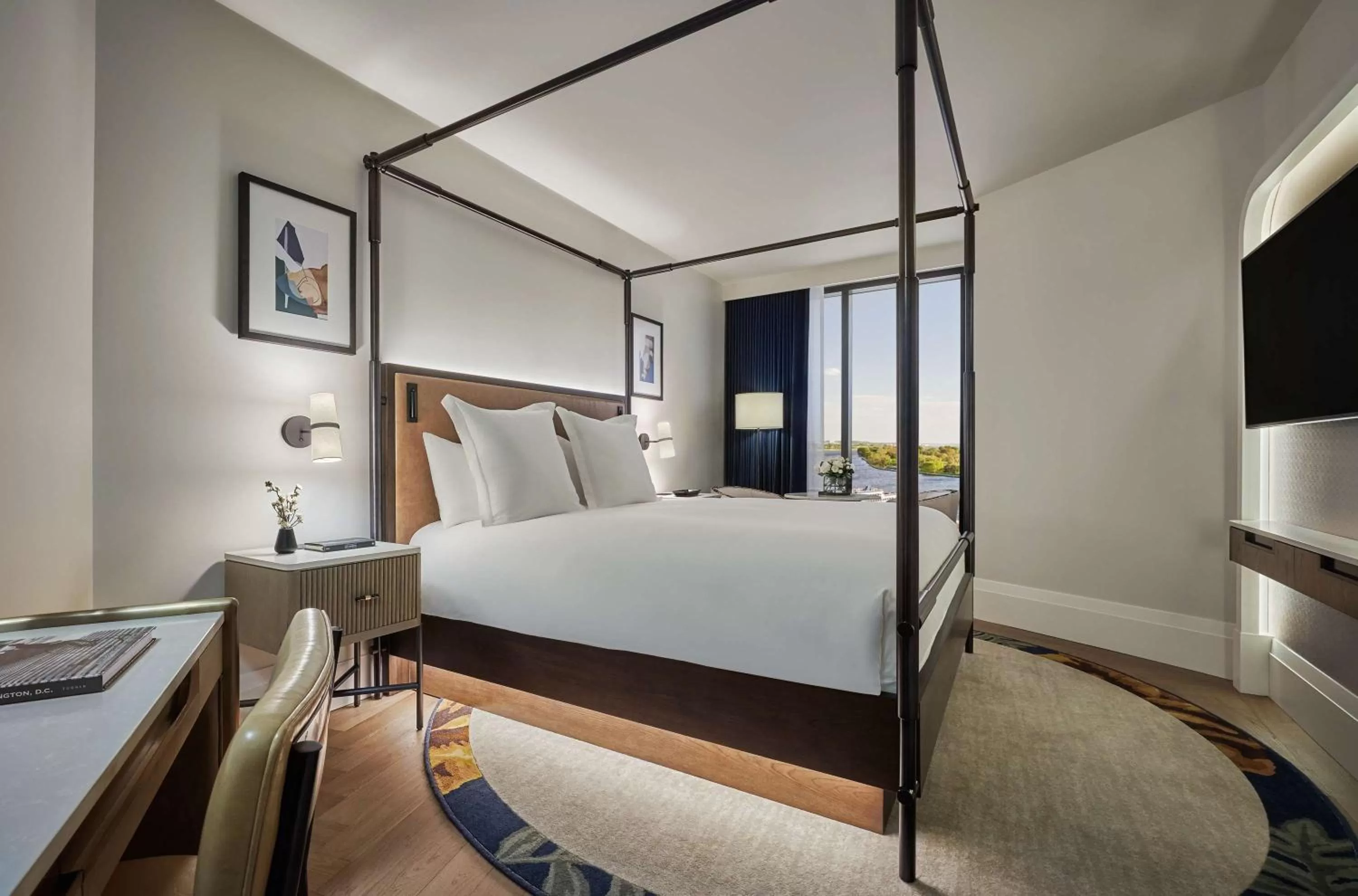 Bedroom, Bed in Pendry Washington DC - The Wharf