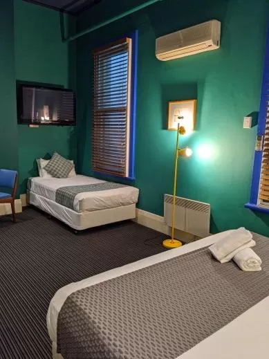 Bed in Tolarno Hotel