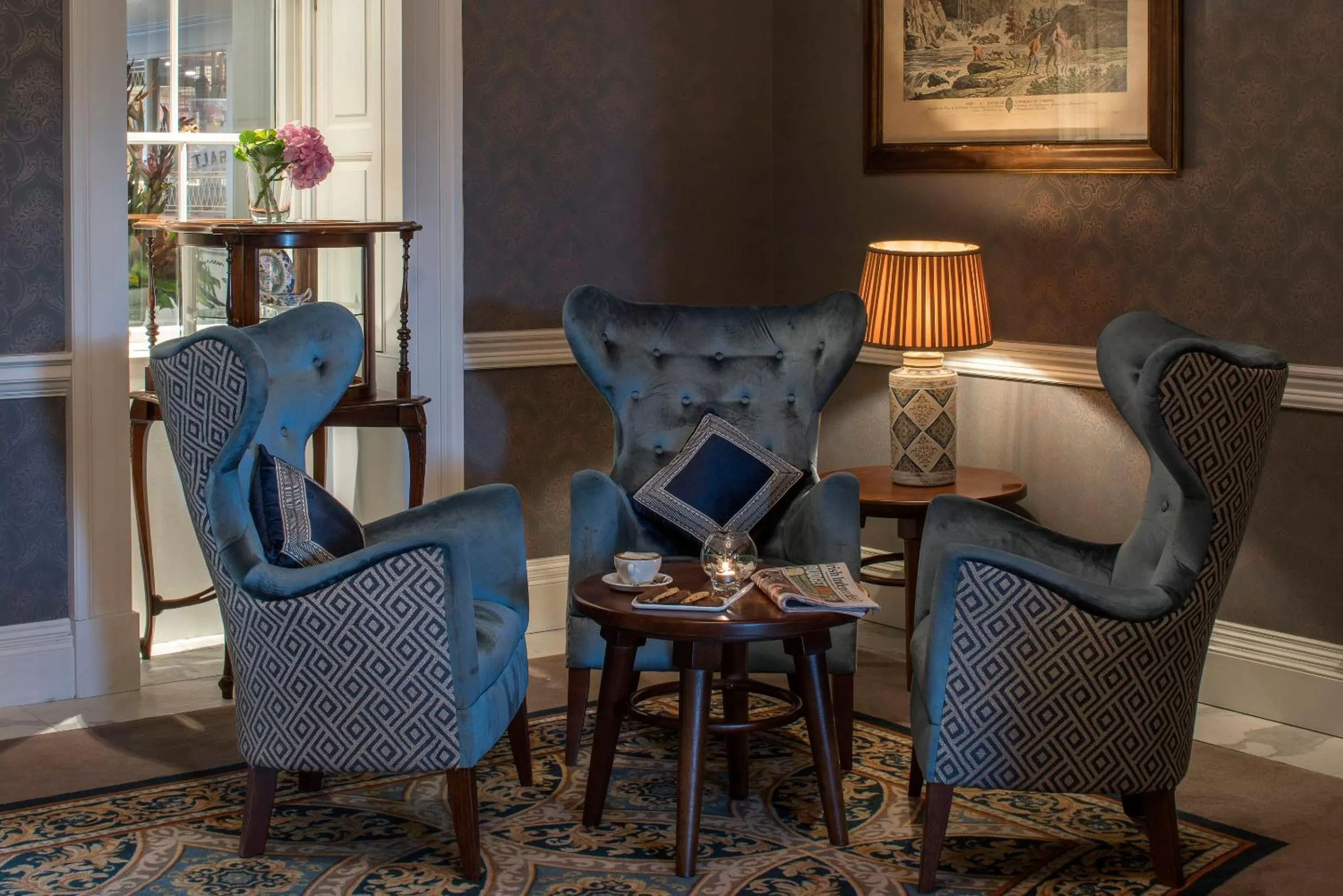 Seating area in The Johnstown Estate