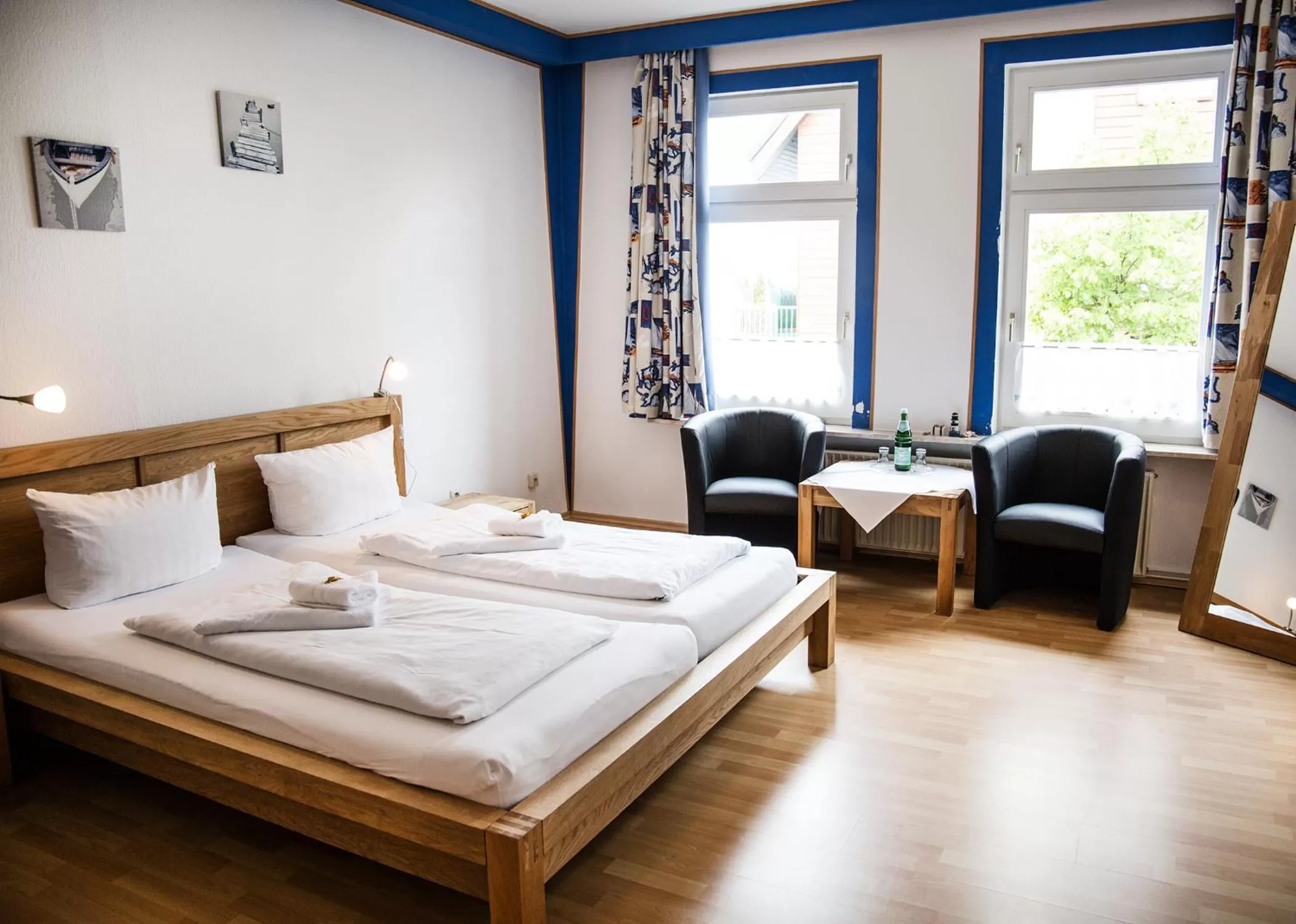 Bed in Hotel Tum Stüürmann