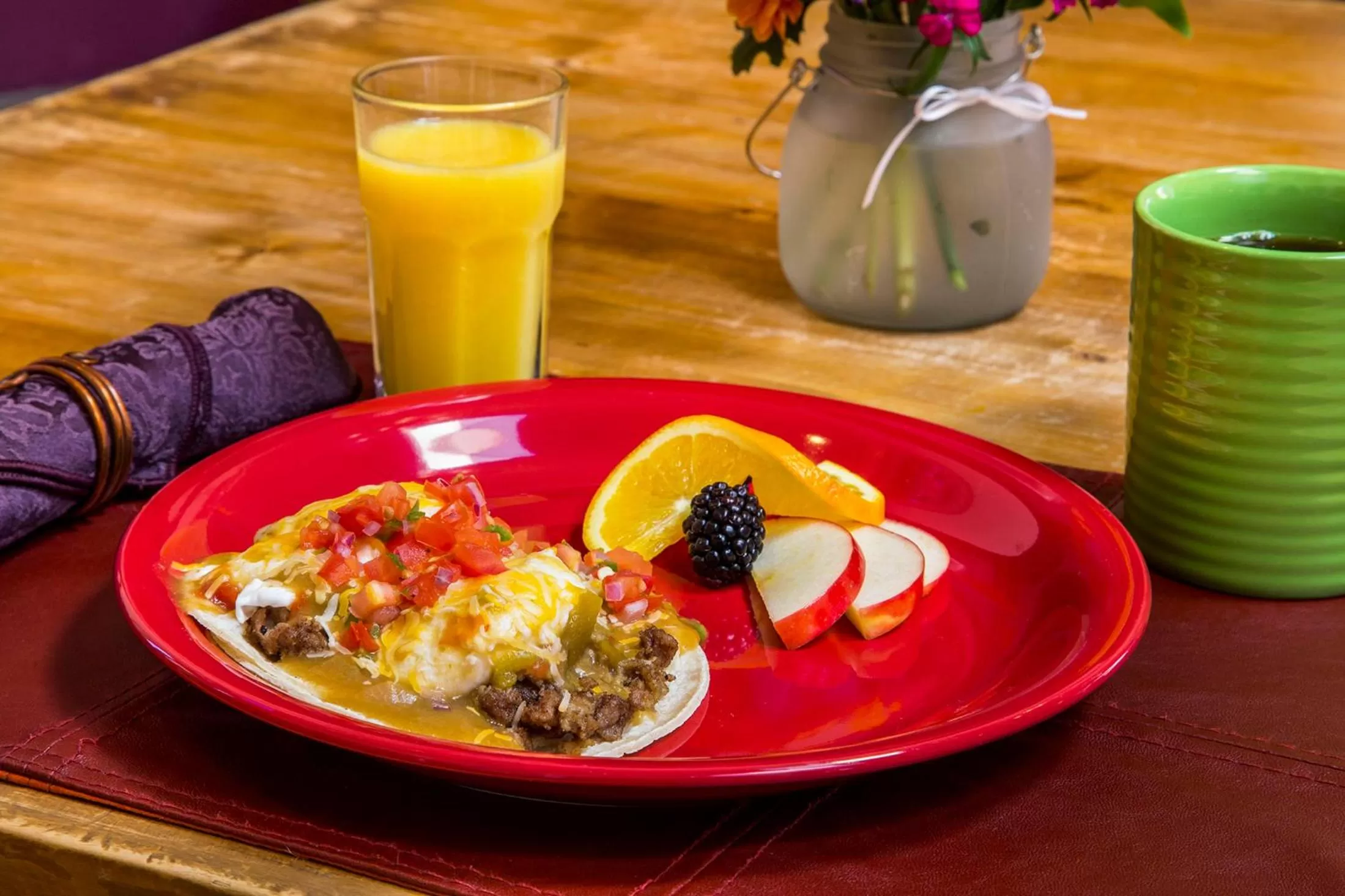 Food close-up in Alma De Sedona Inn B&B