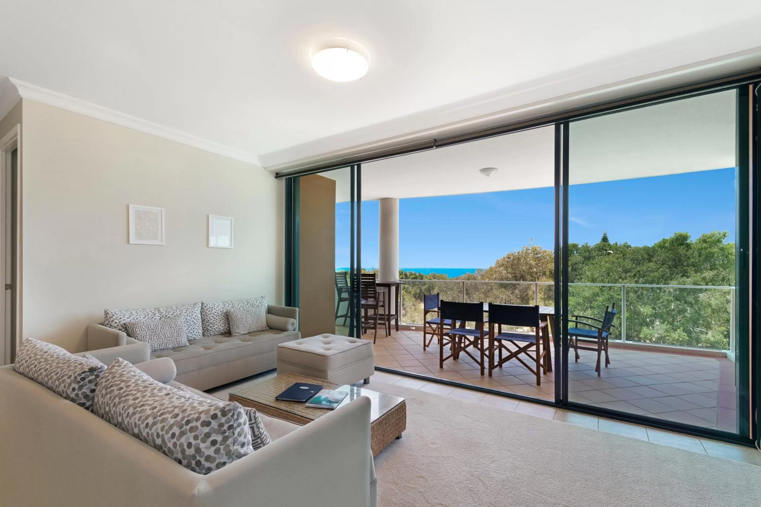 Living room in Santorini Twin Waters