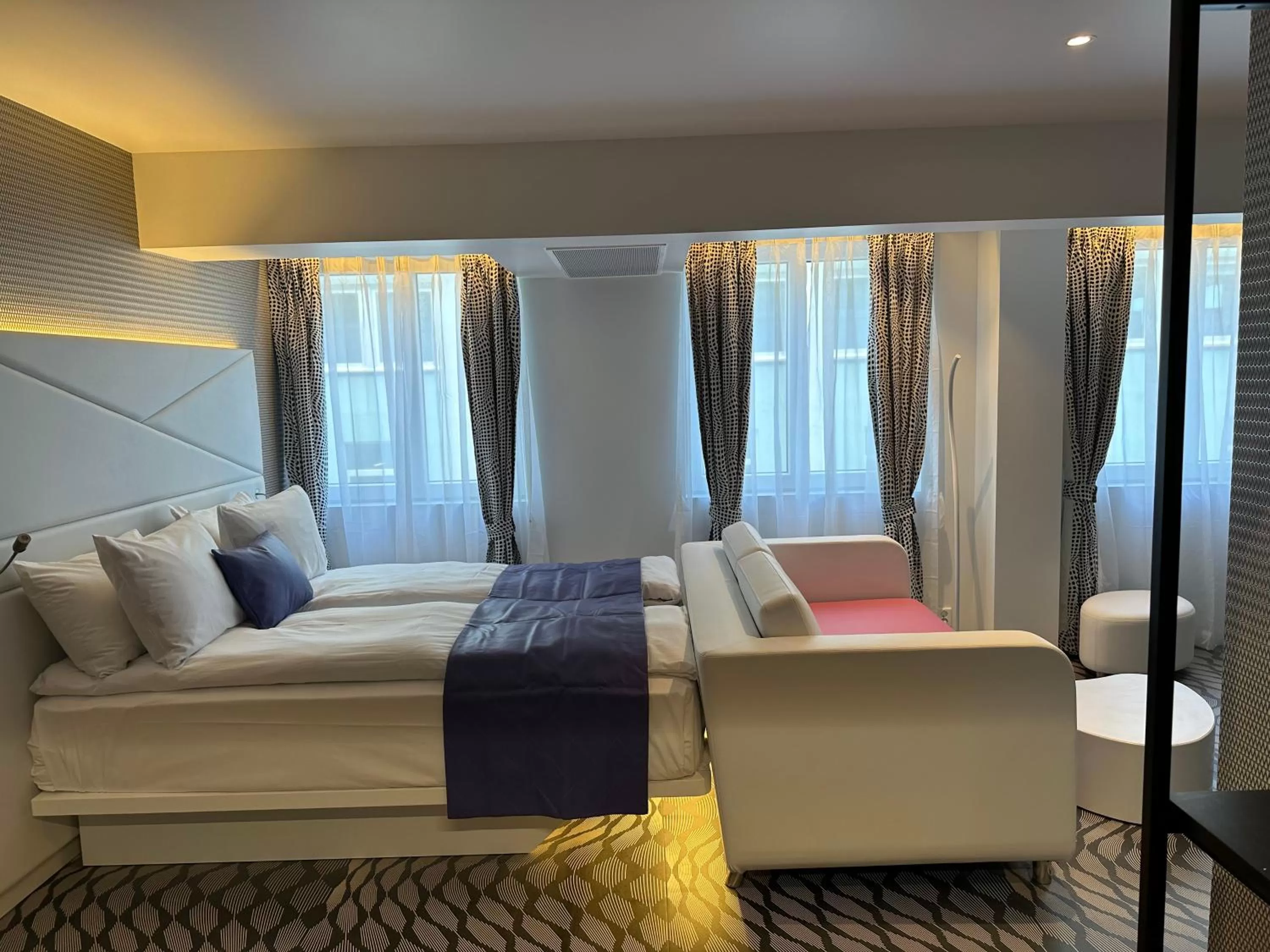 Bed in Magic Hotel & Apartments Kløverhuset