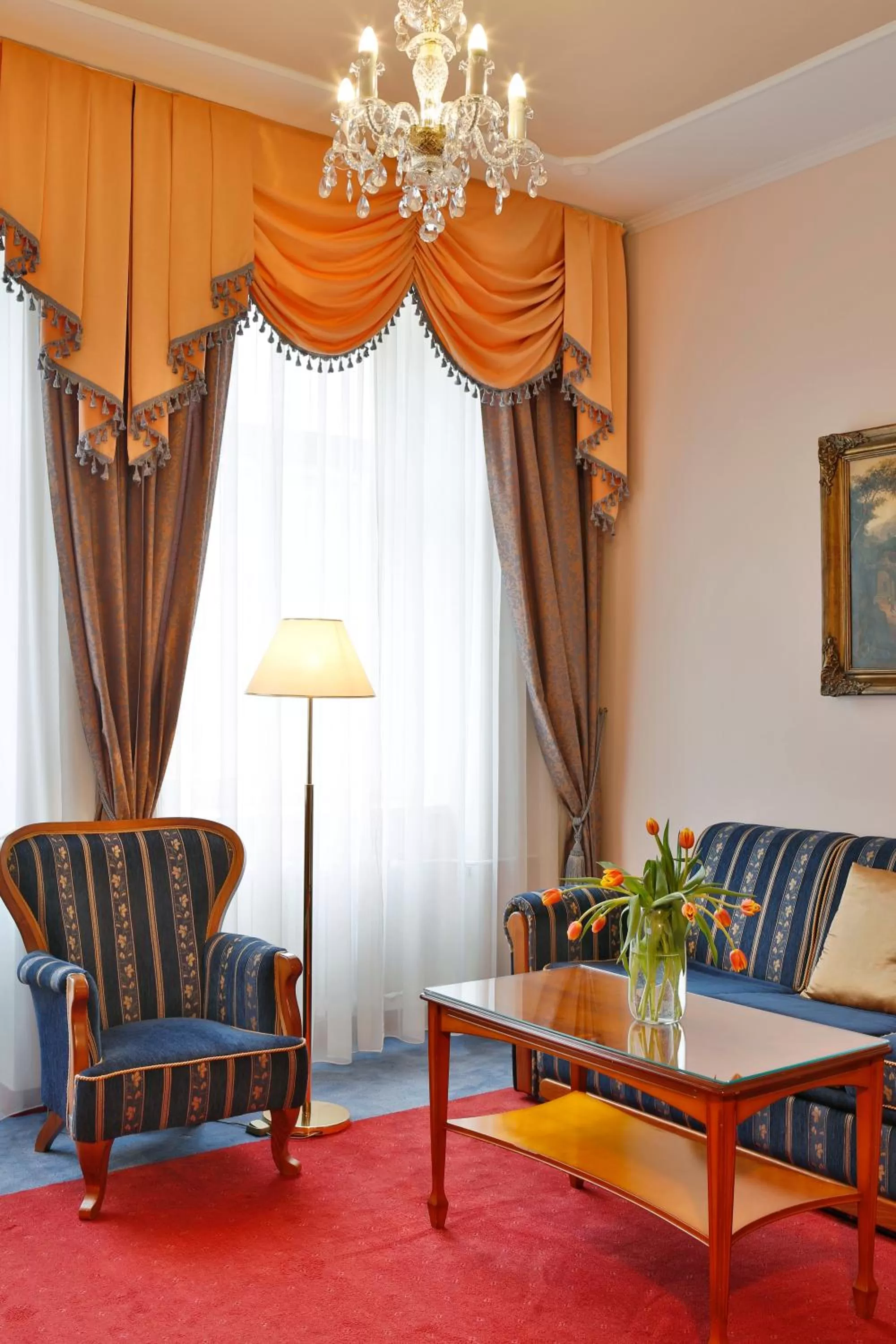 Seating area in Hotel Kolonada