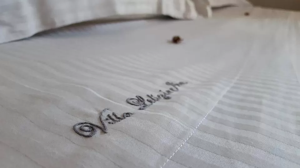 Decorative detail, Bed in B&B Villa Letizia Inn