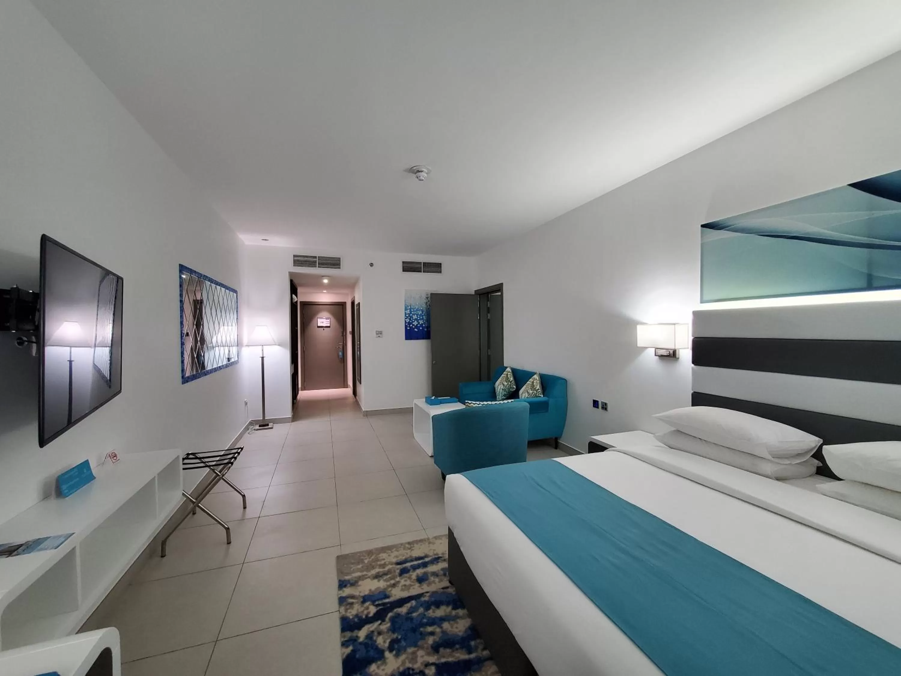 Bedroom, Bed in City Avenue Al Reqqa Hotel