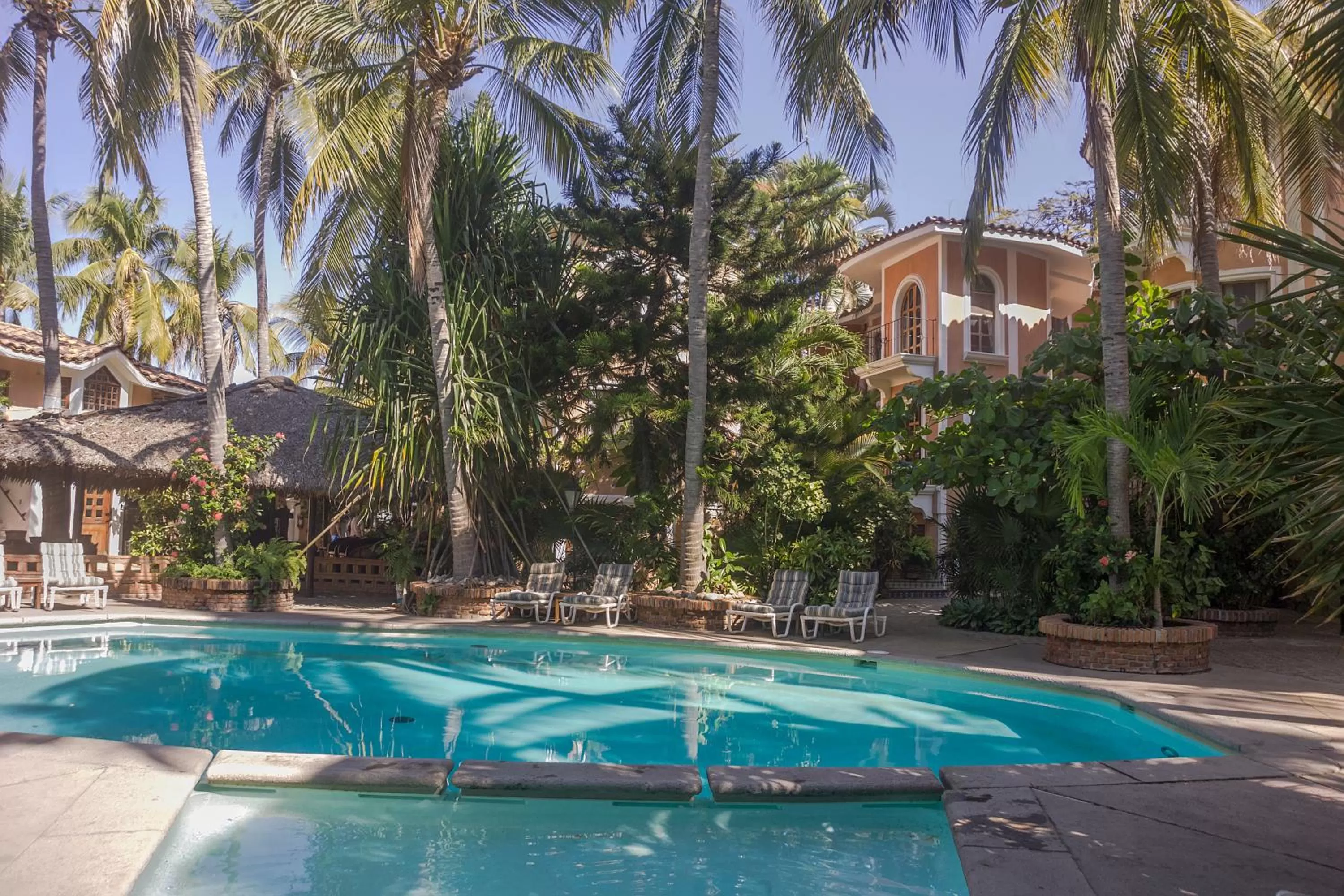 Swimming pool in Hotel Santa Fe