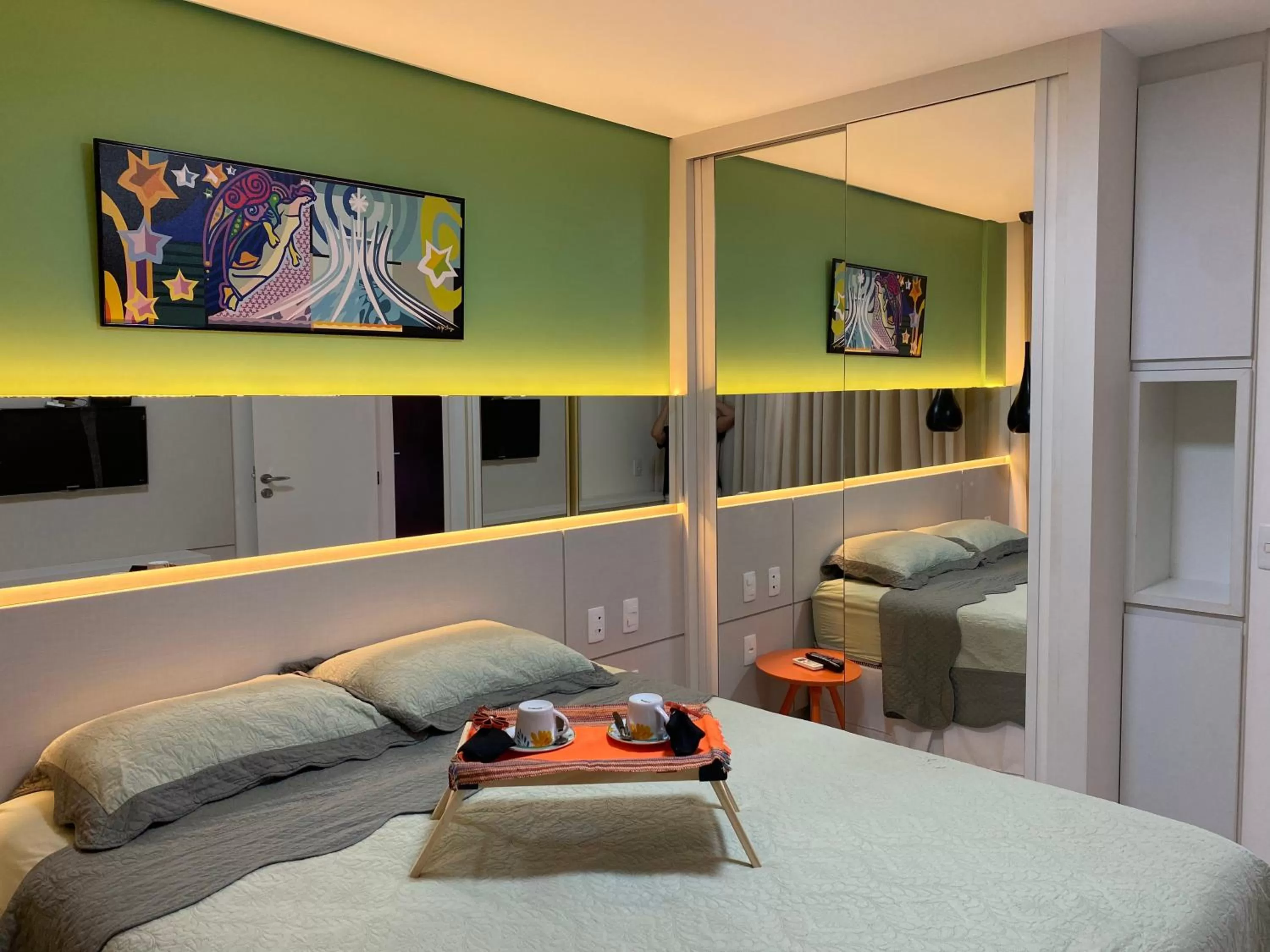 Bed in Bicalho Flat Beira Mar Praia PontaNegra -Natal