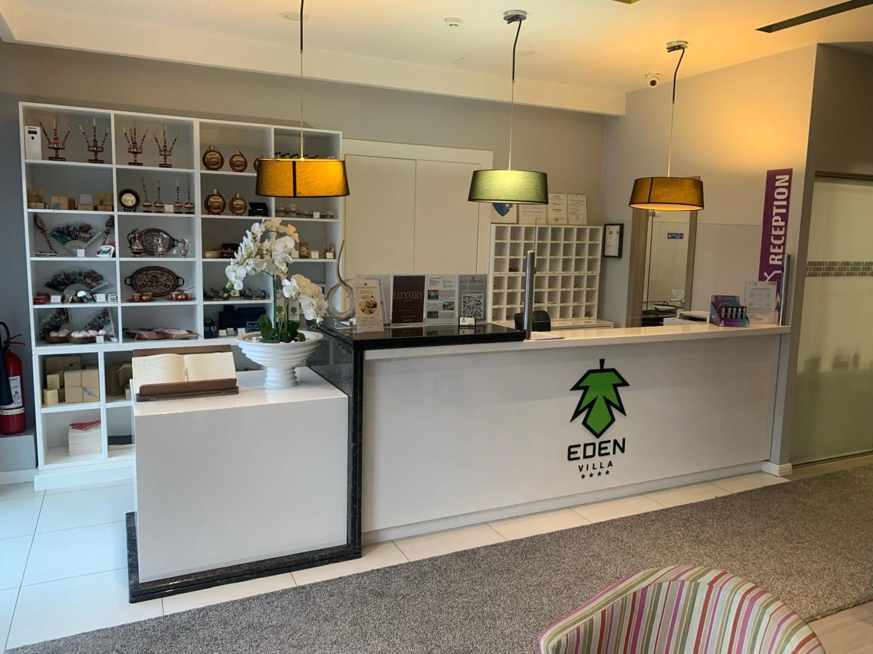 Lobby or reception in Hotel Eden