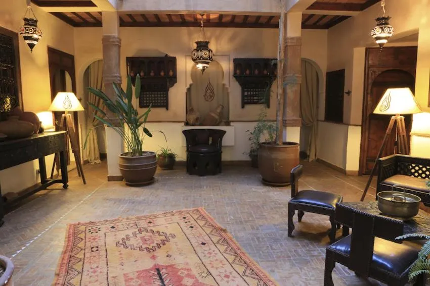 Lobby or reception in Riad Aladdin - FERME