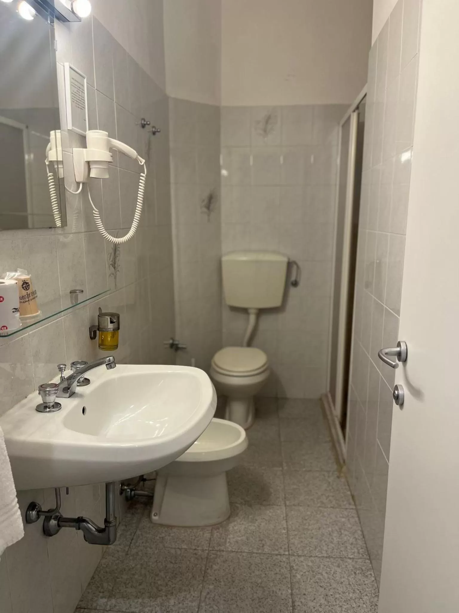 Shower in Hotel Nice