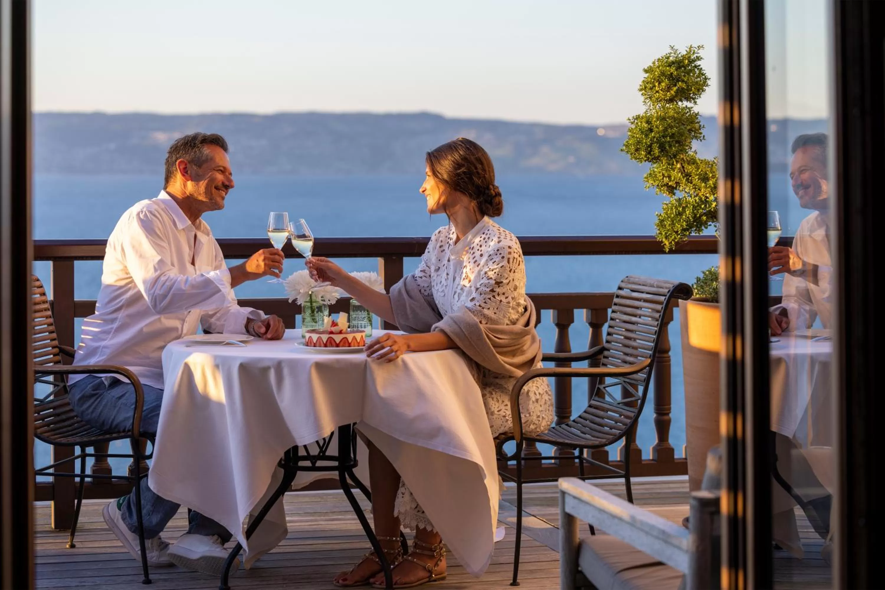 Balcony/Terrace in Hôtel Royal