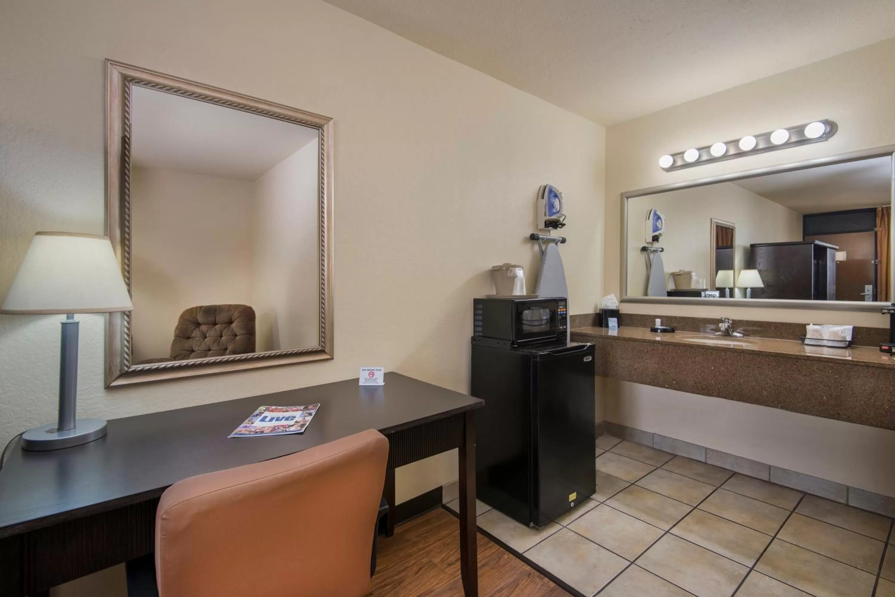 TV/Entertainment Center in Markham House Suites Little Rock Medical Center