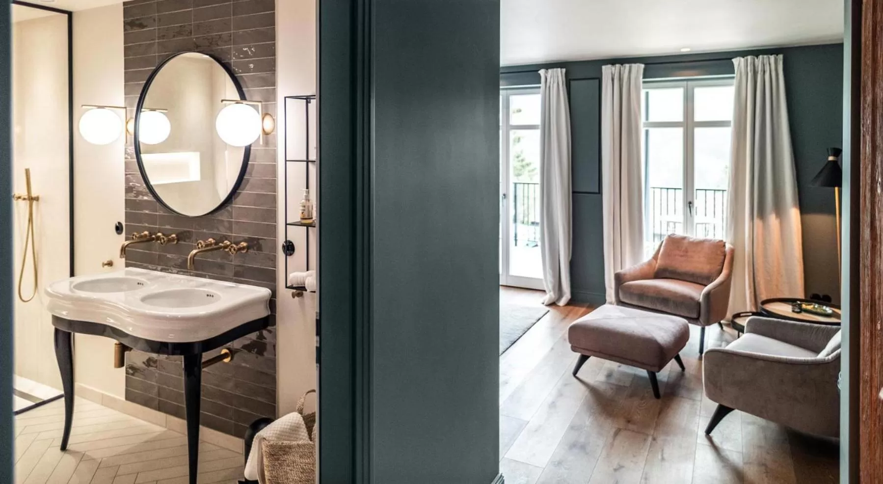 Bathroom in Alpenloge Design Hotel