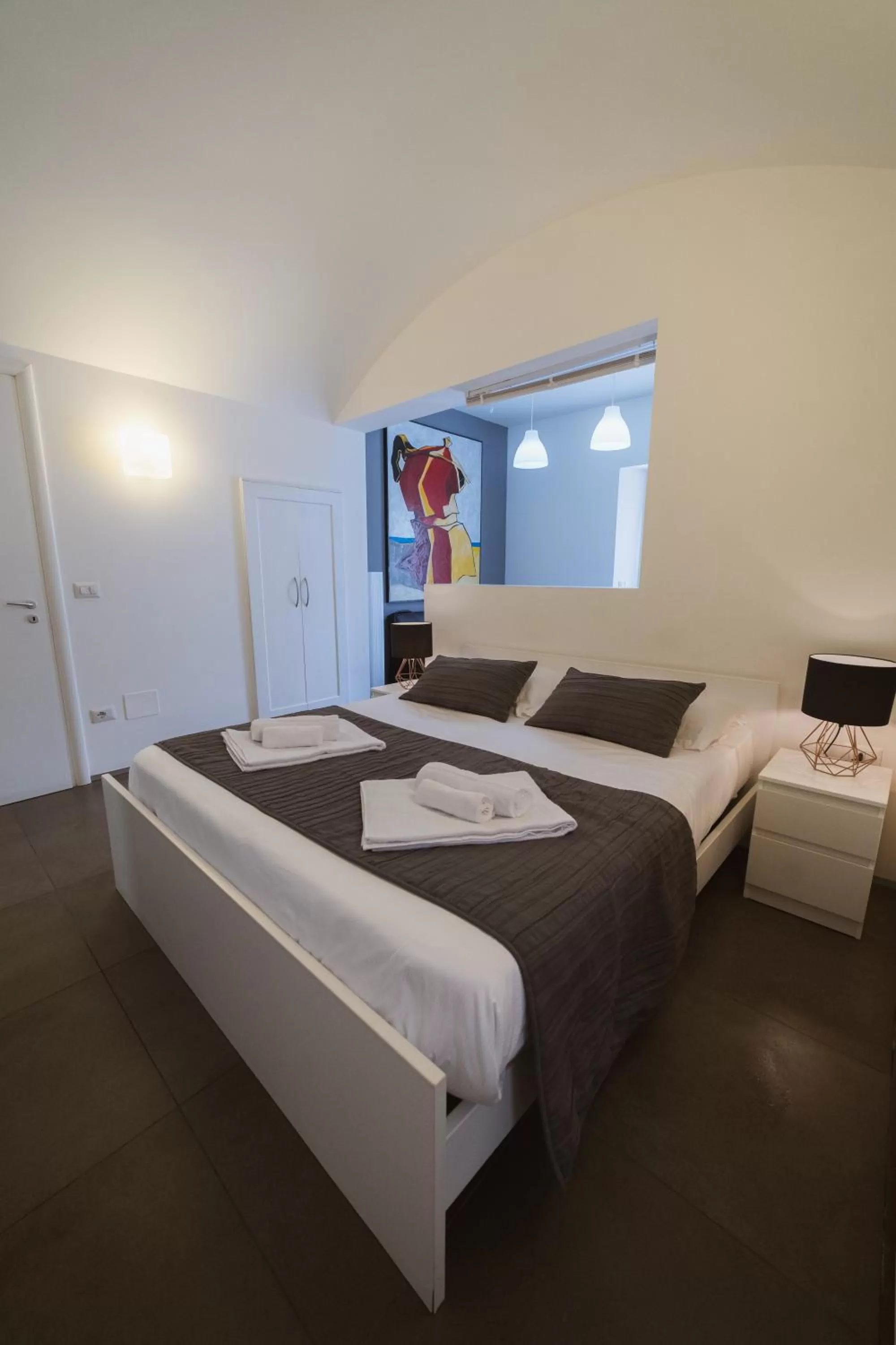 Bedroom, Bed in Villino Erminia - Seaside Art b&b