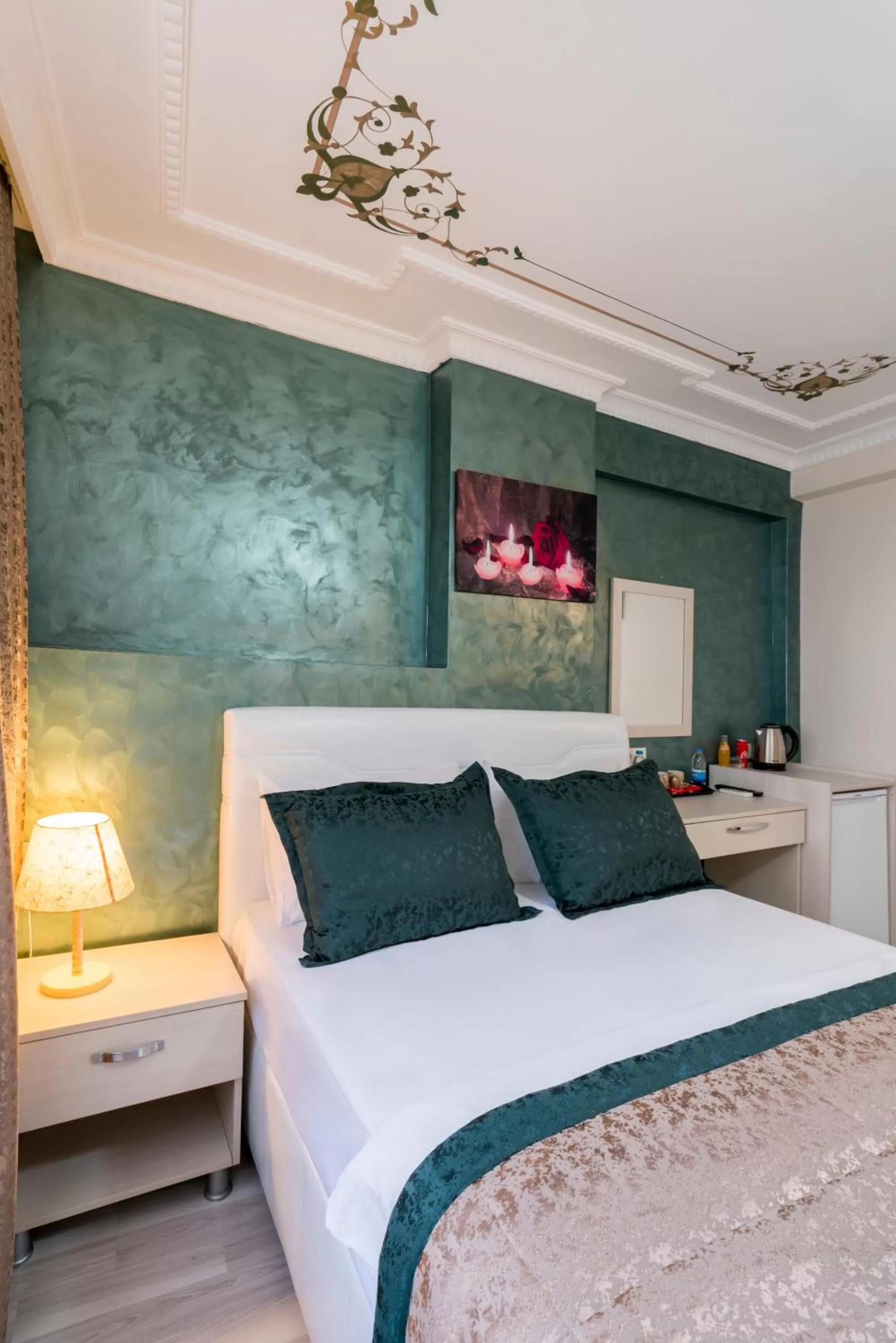 Decorative detail, Bed in ATAM HOTEL