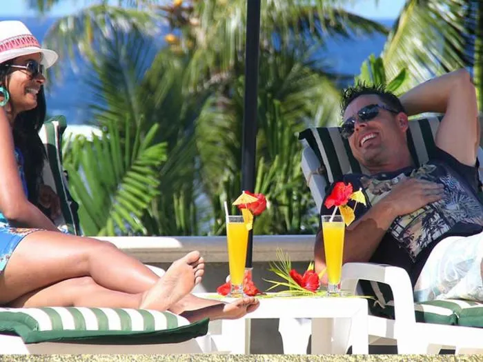 Swimming pool in The Crow's Nest Resort Fiji