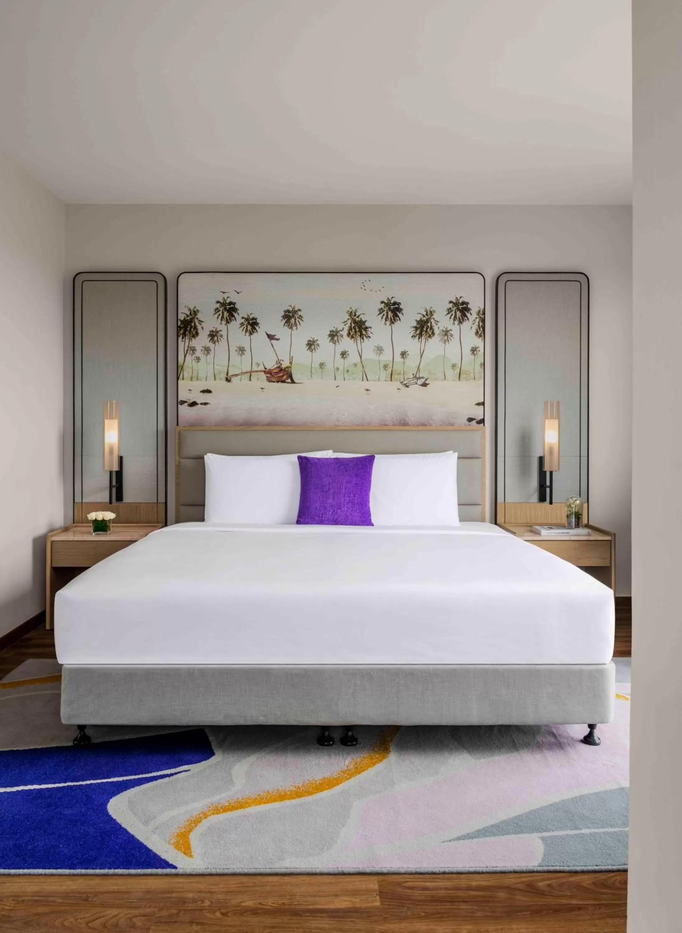 Bed in Vivanta Goa, Miramar