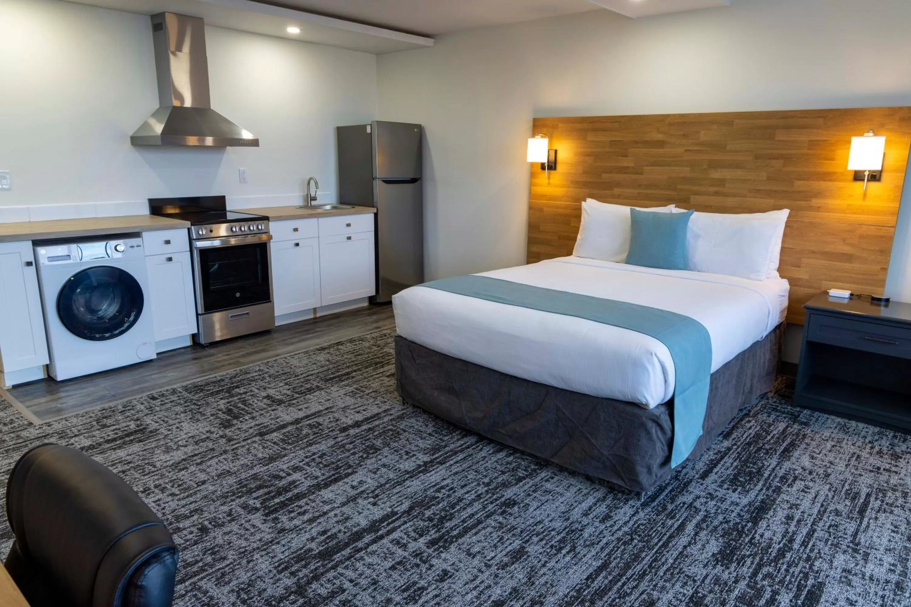 Bed in Highliner Hotel