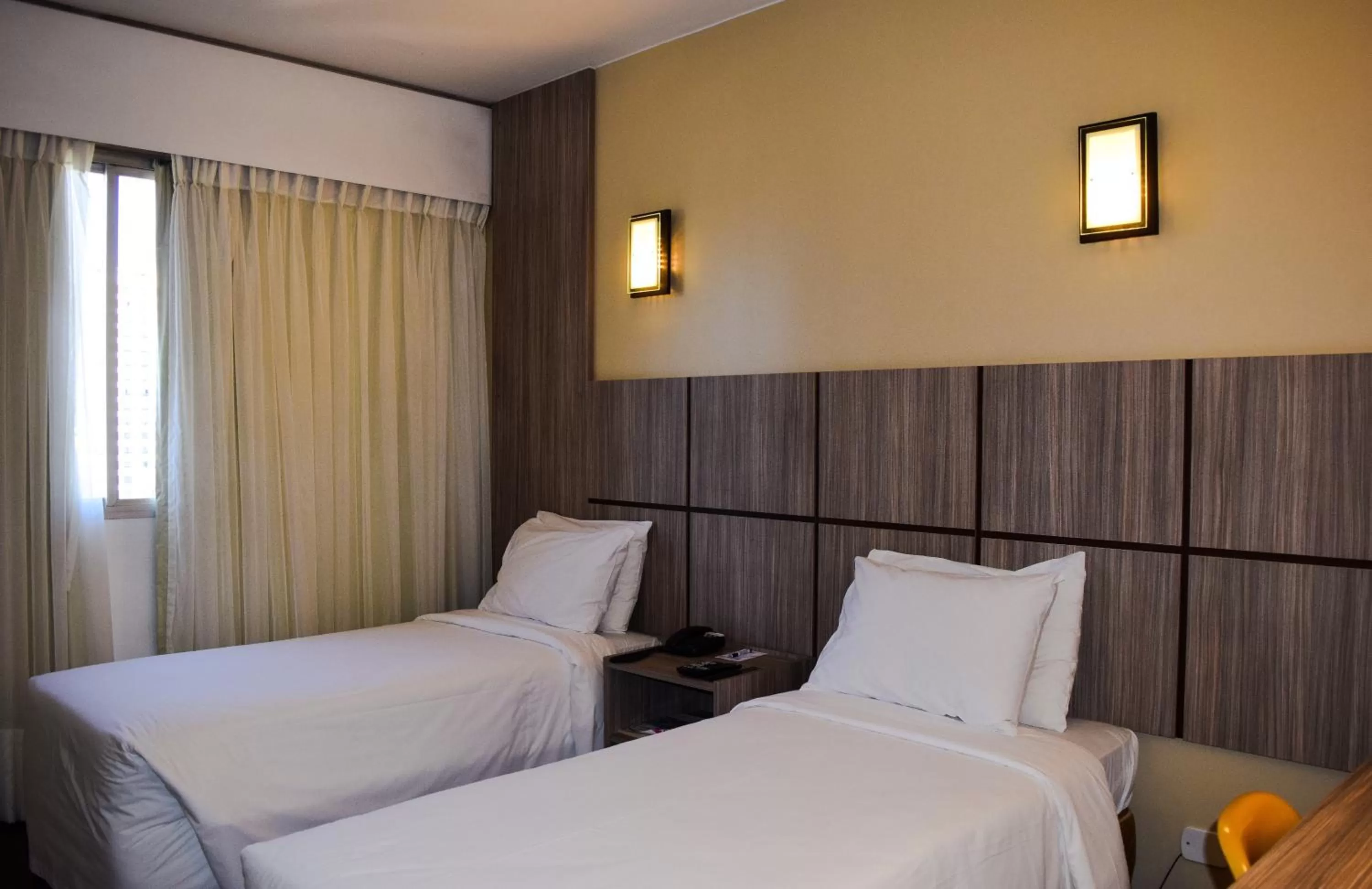 Decorative detail, Bed in América Bittar Hotel