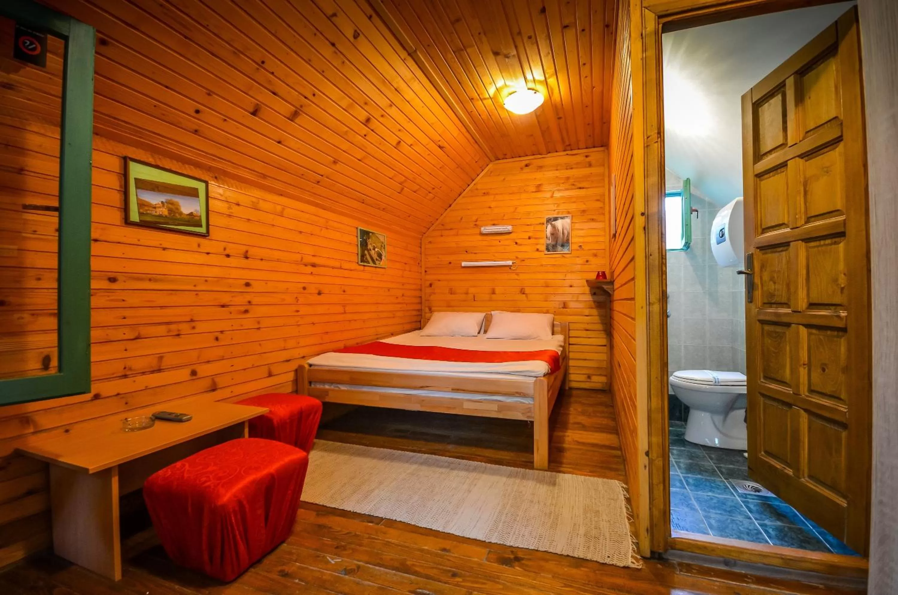 Bed in B&B Etno Village Sunčana Reka