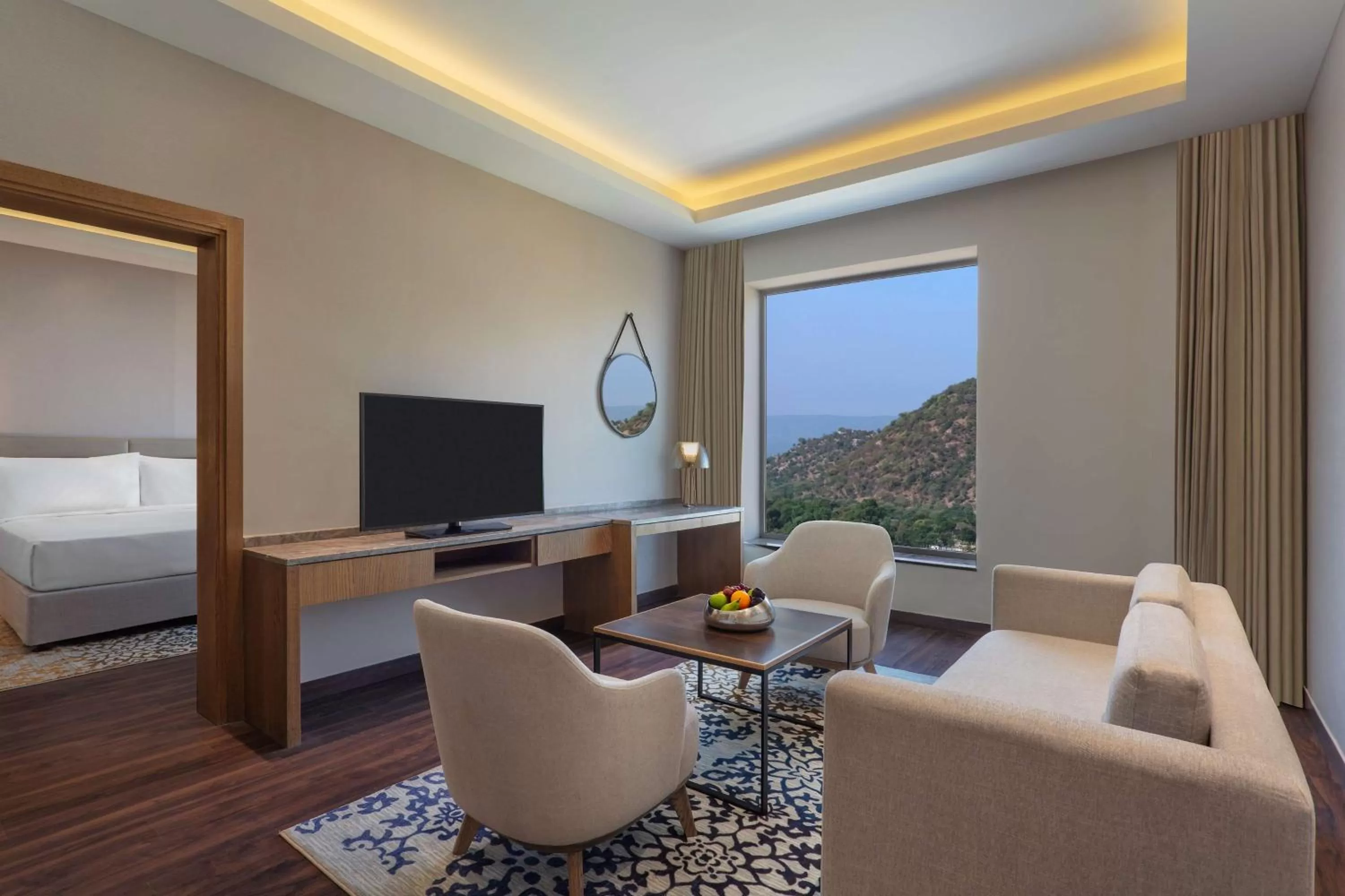 Living room in DoubleTree By Hilton Jaipur Amer