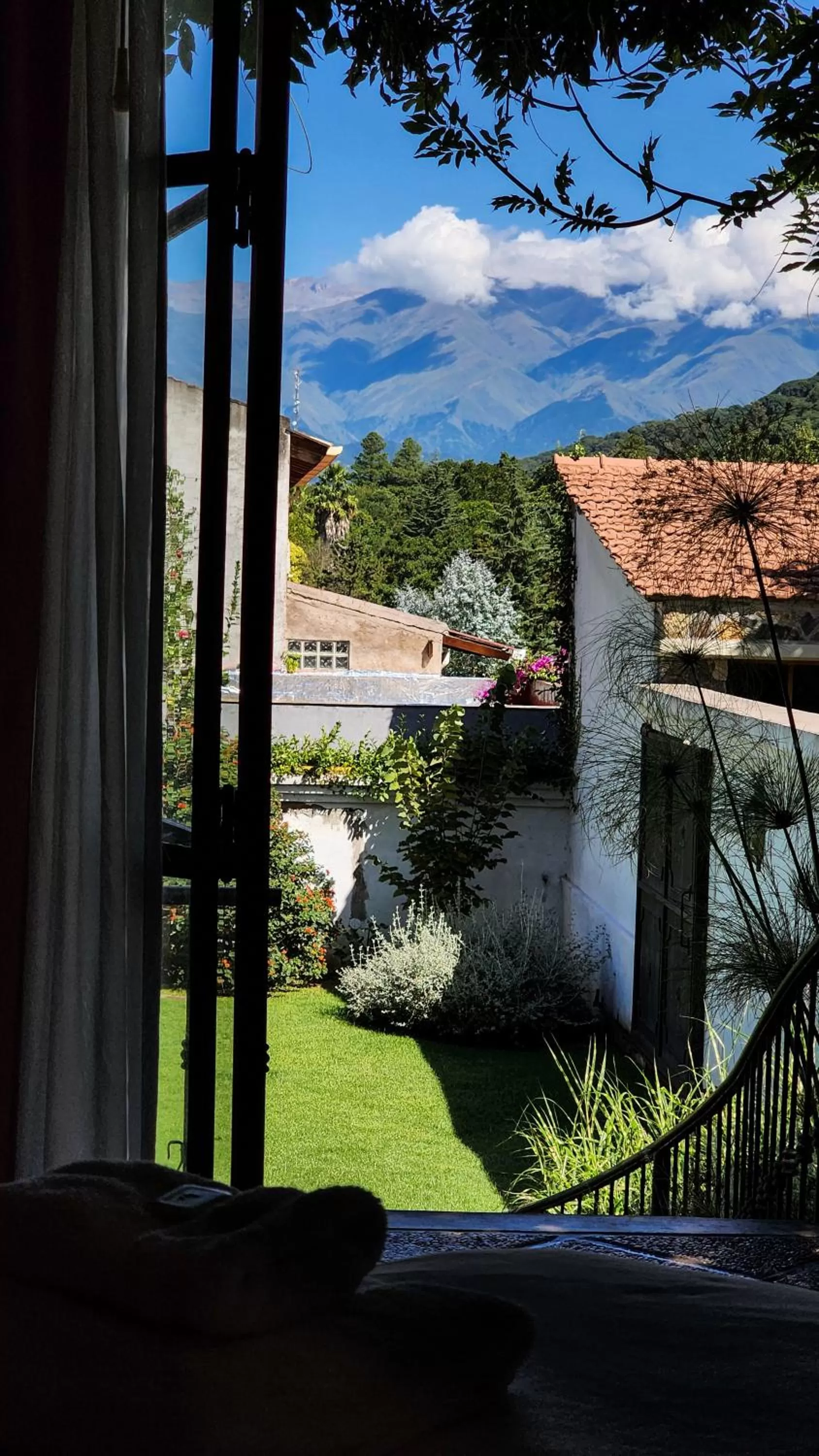 Garden view in El Cerquero, Casa de Huéspedes